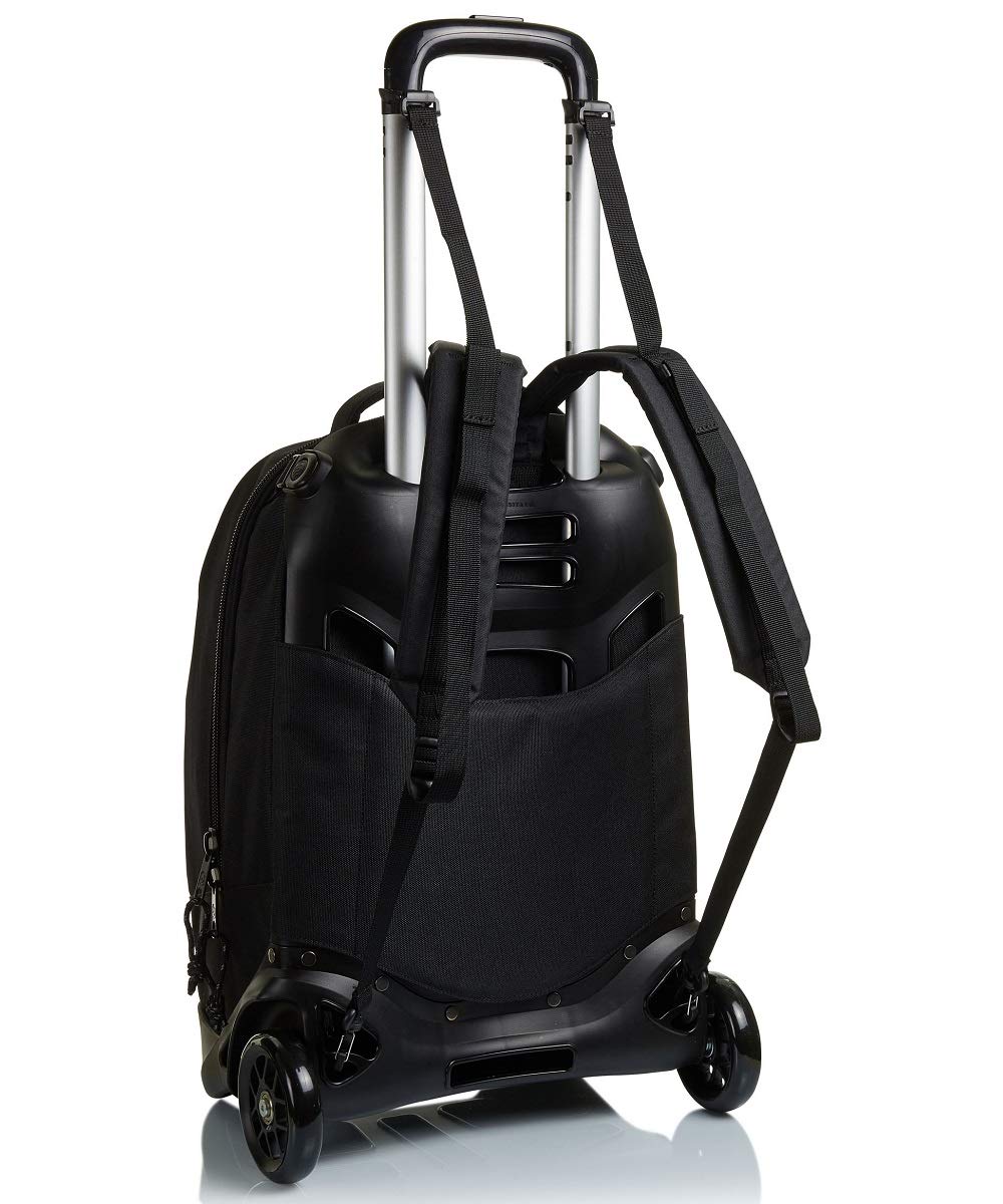Invicta New Plug Logo Dual-Use Trolley Bag - Unisex Travel & Gym Duffel - Black (One Size) - Perfect for Business Trips, Weekend Getaways & Sports Gear Storage
