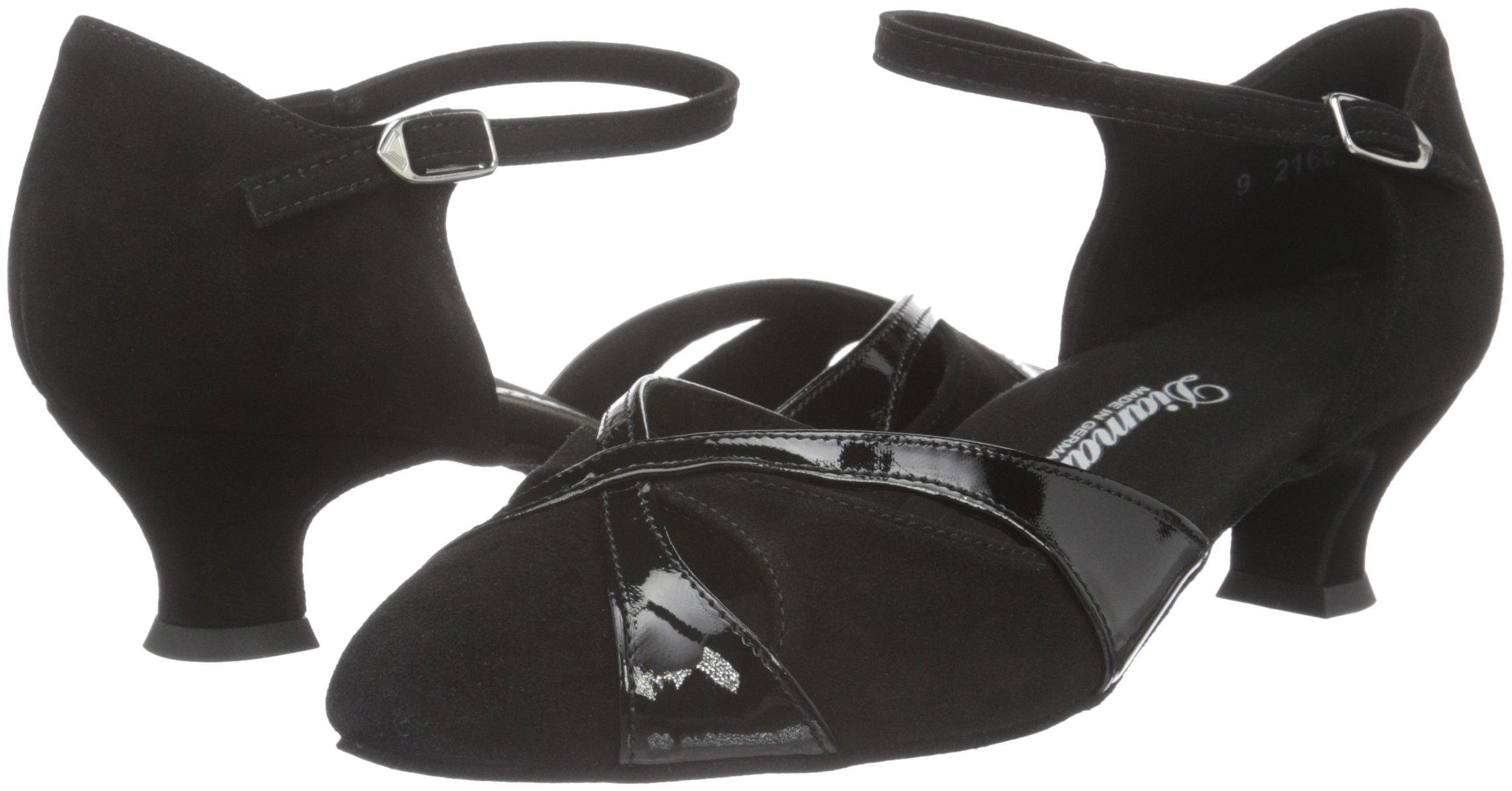 Women's Ballroom Dance Shoes 053-014-001 - Professional Latin Salsa Tango Dance Shoes for Women - Perfect for Competition, Practice & Social Dancing