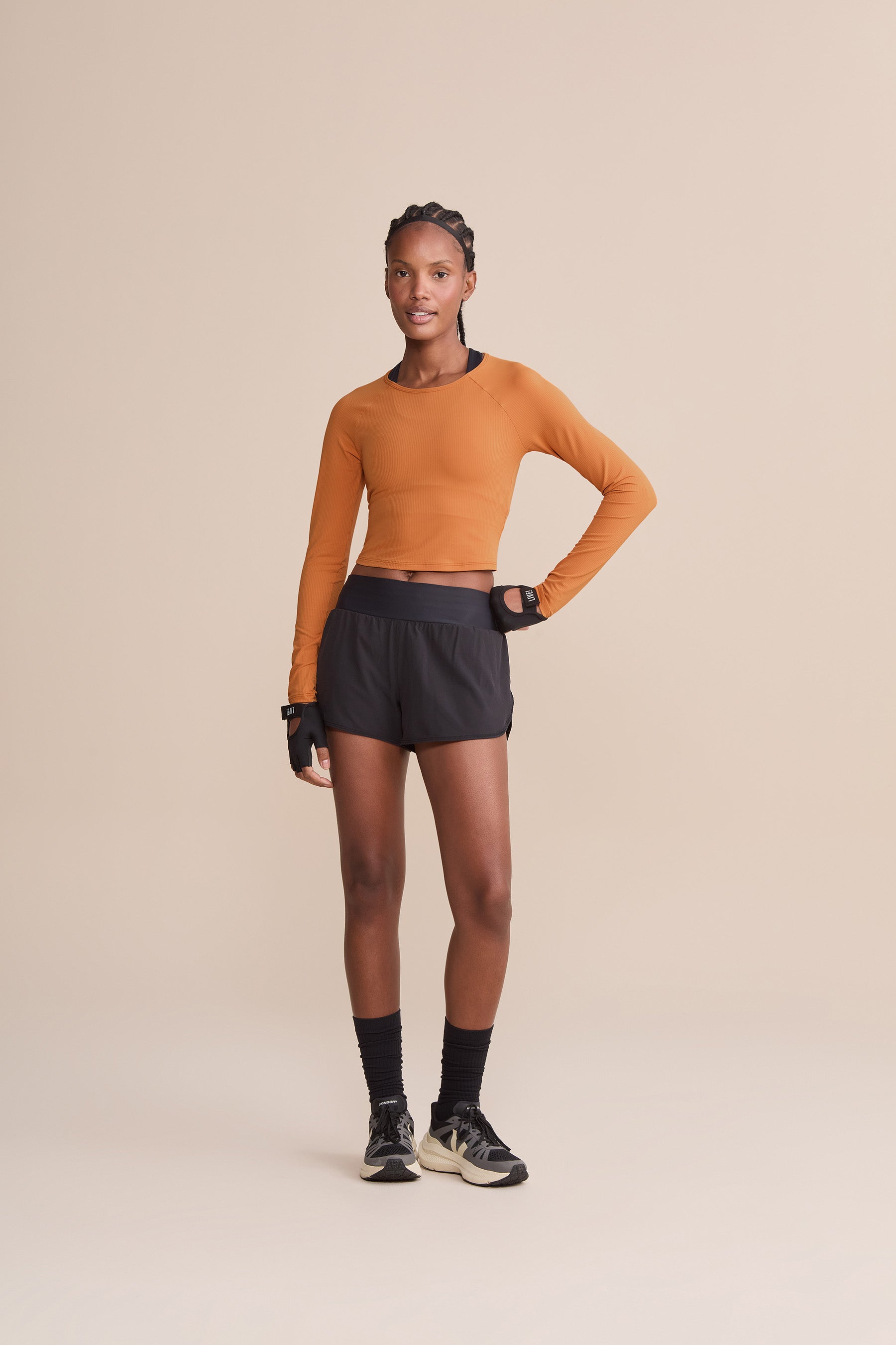 Stylish Cut Out Ribbed Knit Long Sleeve T-Shirt for Women | Fashionable Fall & Winter Layering Essential | Perfect for Casual Outings, Date Nights & Office Wear