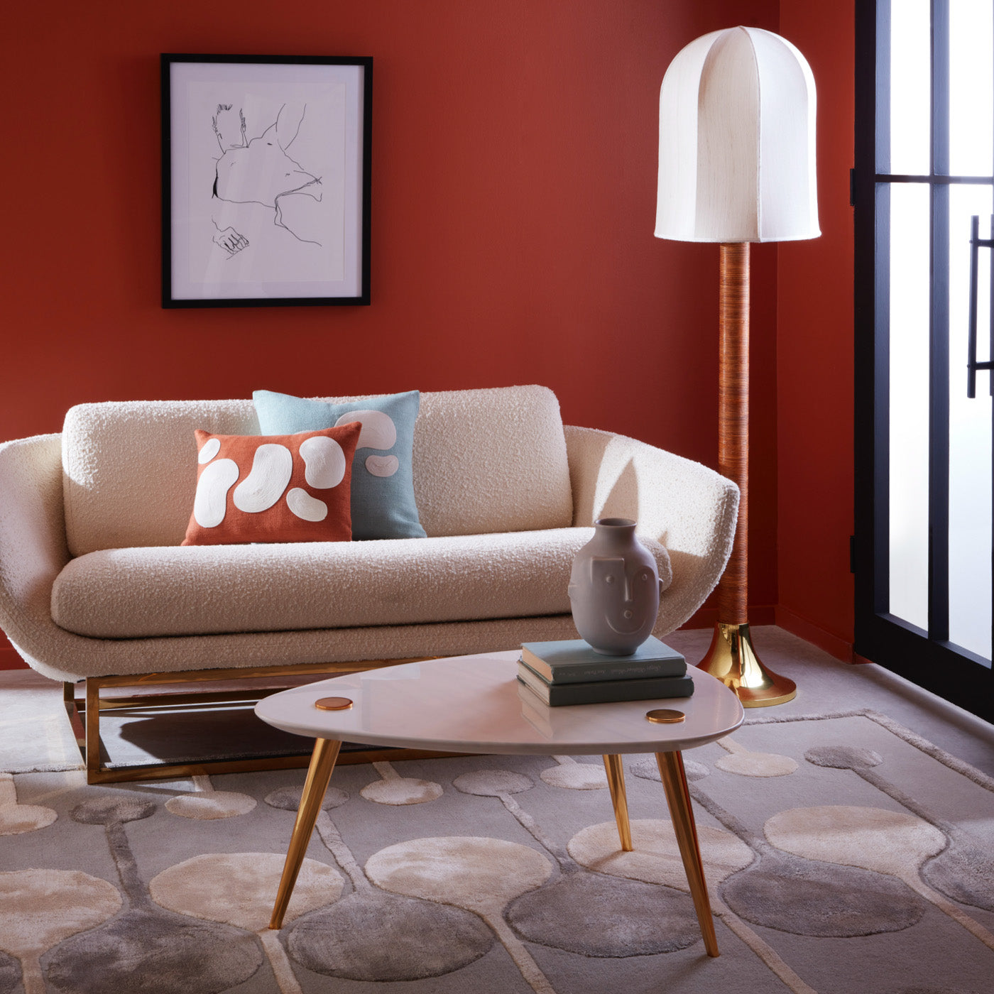Beaumont 64 Settee - Classic Upholstered Loveseat Sofa for Living Room, Lounge & Office | Comfortable Small Couch for Home Decor & Relaxation