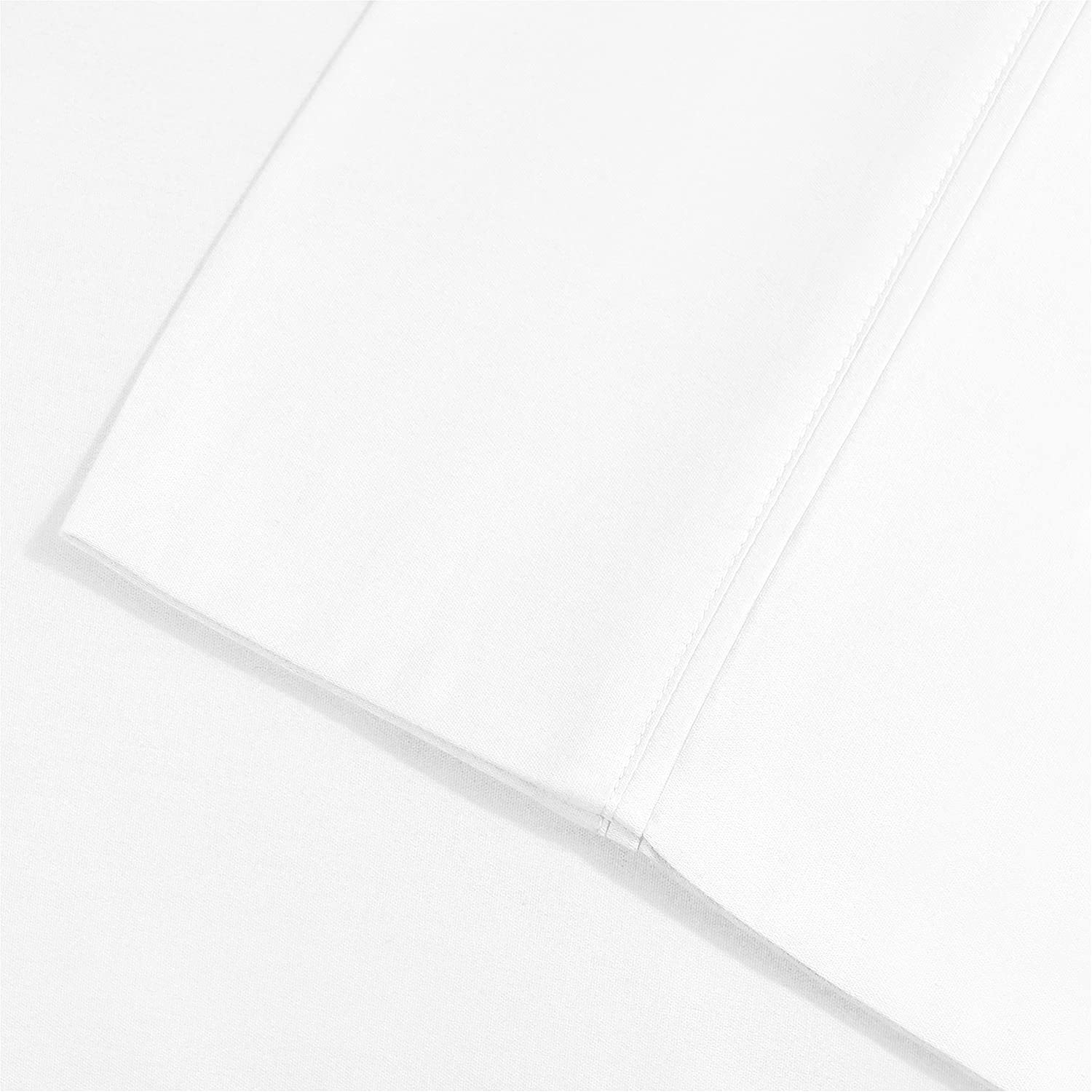 Premium 100% Cotton Deep Pocket Sheet Set - California King Size, White, 4-Piece Bedding Set - Soft & Breathable for Ultimate Comfort - Perfect for Master Bedrooms, Guest Rooms & Luxury Hotels
