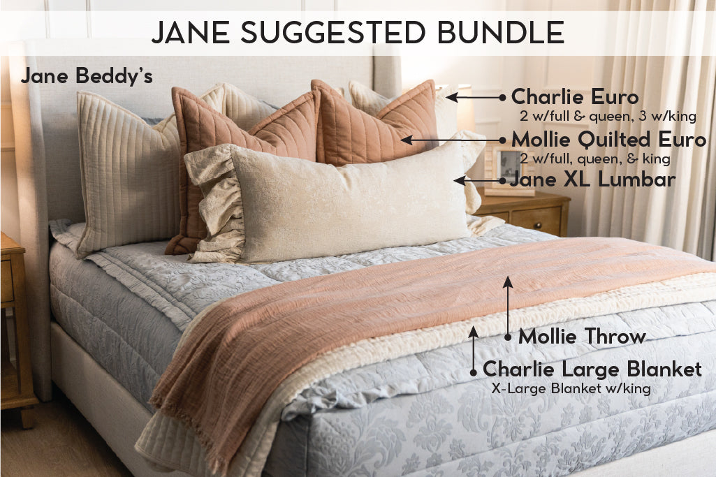 Jane Luxe Beddy's - Ultra Soft & Cozy Zipper Bedding Set for Kids & Adults | Perfect for Bedrooms, Dorms, Travel & Lounging