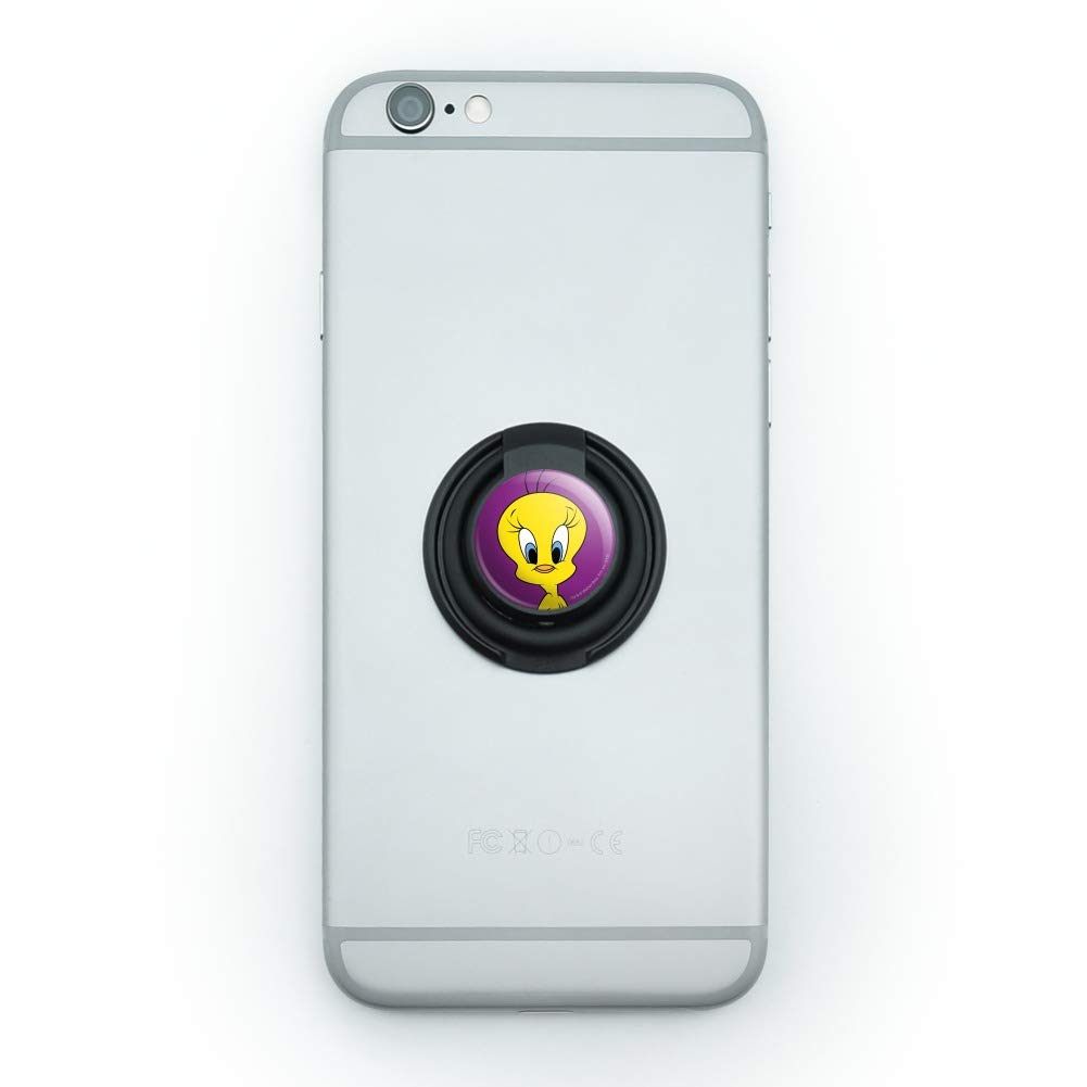 Looney Tunes Tweety Bird Phone Ring Holder - Adjustable Grip Stand for Smartphones, Perfect for Watching Videos, Taking Selfies, and Secure One-Handed Use