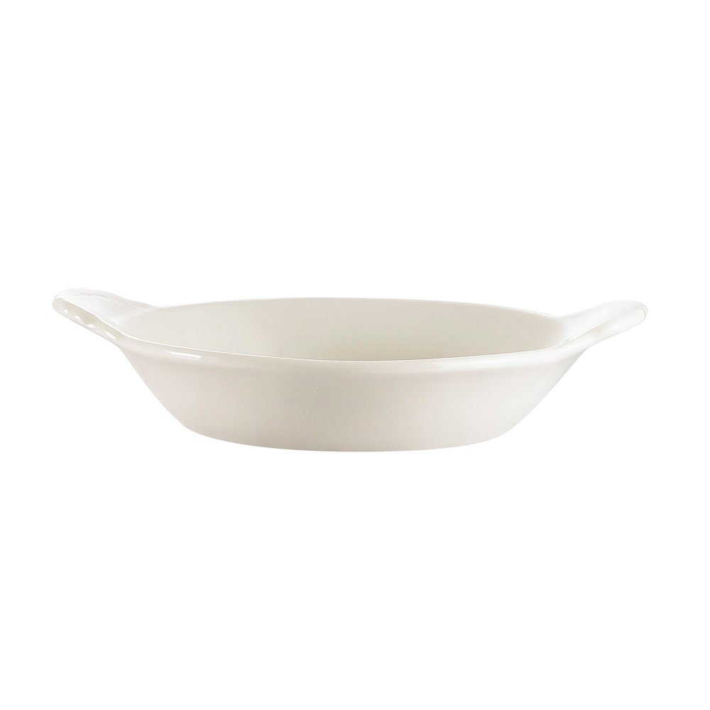 8-Ounce Stoneware Oval Welsh Rarebit Baking Dish - 8.75