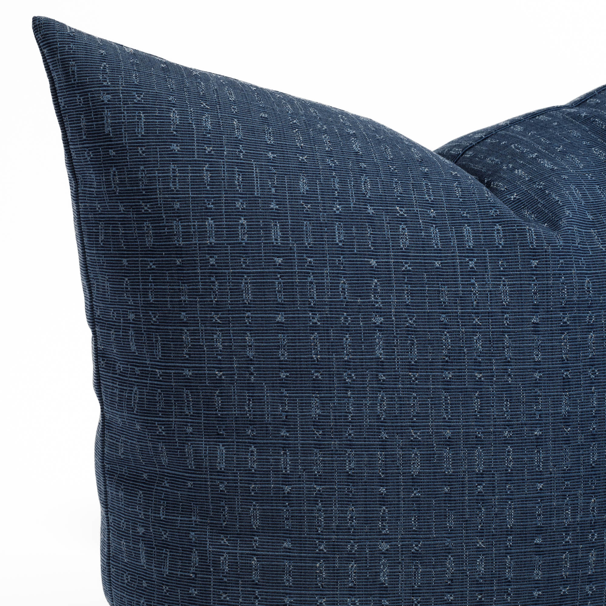 Embrace 22x22 Outdoor Pillow in Indigo - Waterproof Decorative Throw Pillow for Patio Furniture, Garden, Poolside & Porch