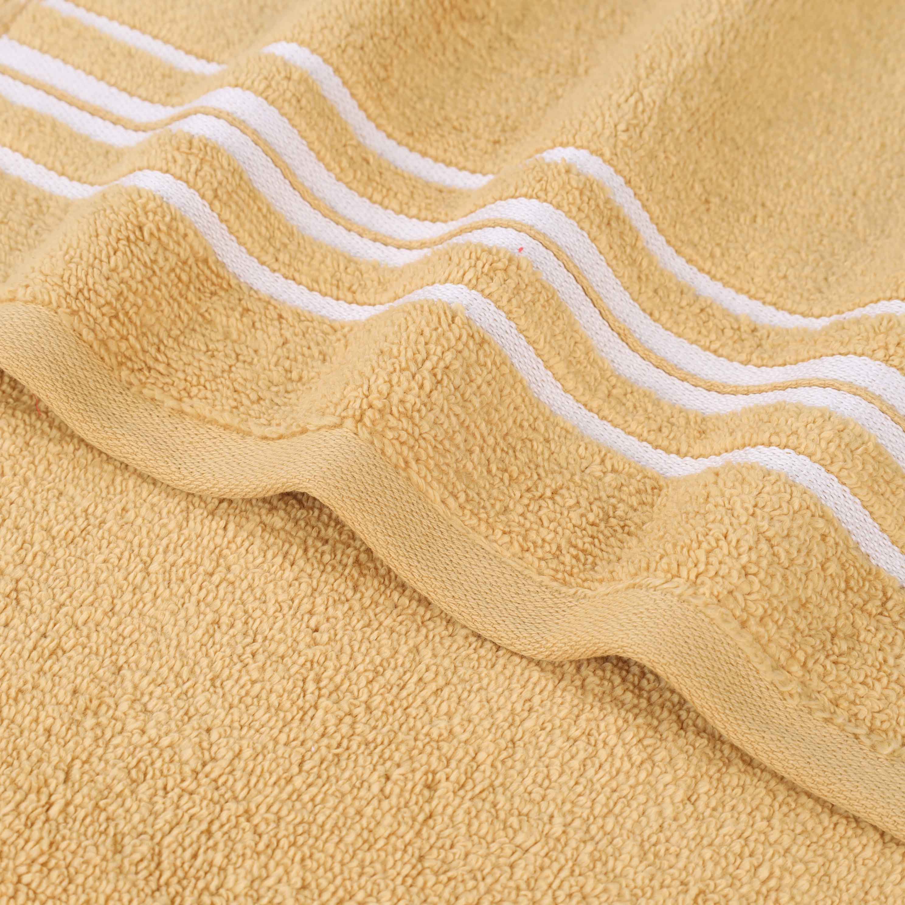 Premium 8-Piece Sadie Zero Twist Cotton Towel Set - Solid & Jacquard Floral Designs | Ultra Soft & Absorbent Bath Towels for Spa, Guest Bathroom & Luxury Home Decor