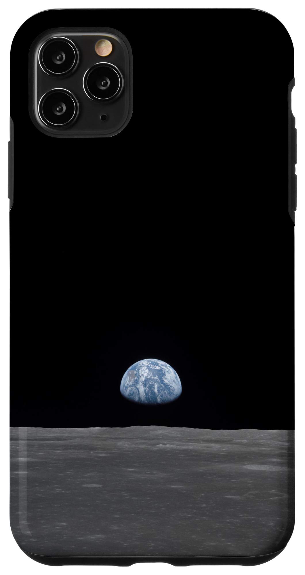 iPhone 11 Pro Max Case with Apollo 11 Moon Landing Photo - Premium Space-Themed Phone Cover for Astronomy Lovers | Perfect for Space Enthusiasts & Sci-Fi Fans