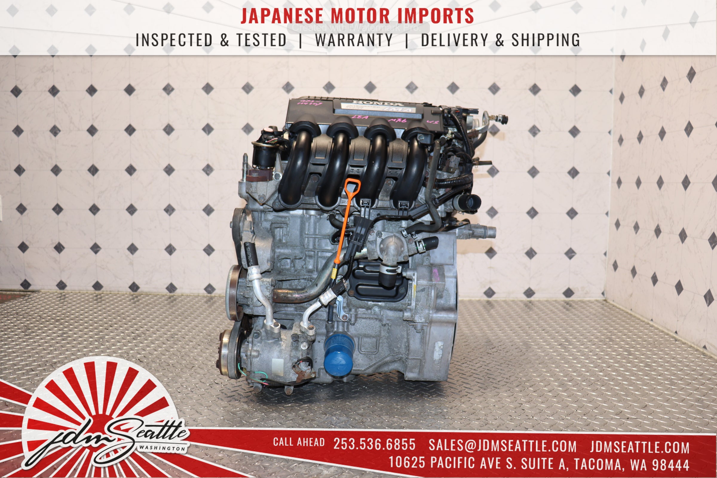 JDM LEA IMA 1.5L Engine for 2011-2016 Honda CR-Z CRZ - Replacement Motor for 11 12 13 14 15 16 Models - Perfect for Performance Upgrades & Engine Replacement