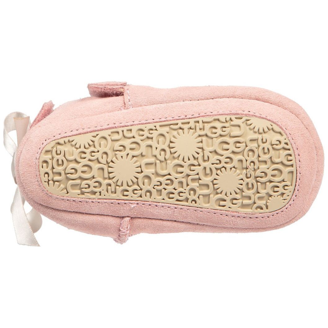 UGG Baby Jessie Bow II Bootie in Baby Pink - Soft & Comfortable Infant Booties for Girls - Perfect for Winter, Outdoors & Special Occasions