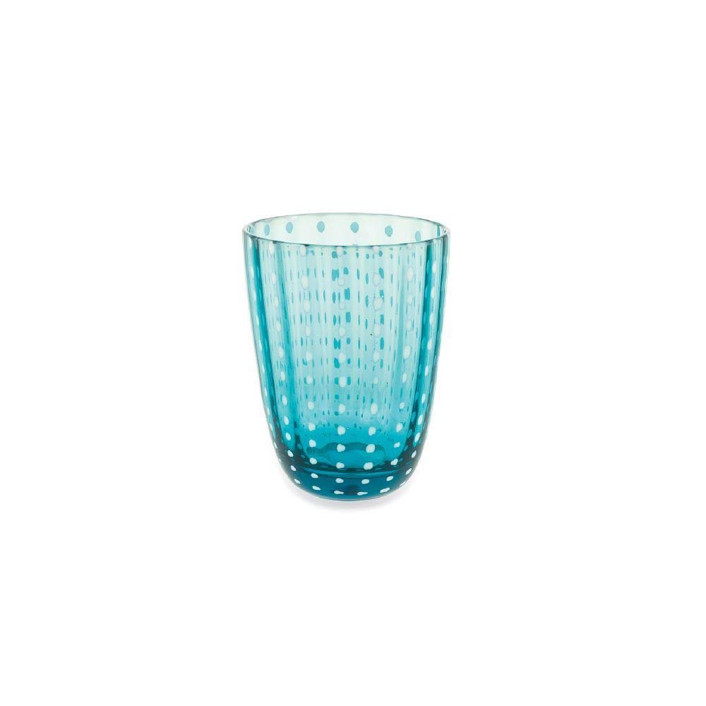 Villa D'Este Home Tivoli Set of 6 Elegant Water Glasses - Premium Crystal Clear Glassware for Dining, Entertaining & Everyday Use - Perfect for Parties, Weddings & Home Decor
