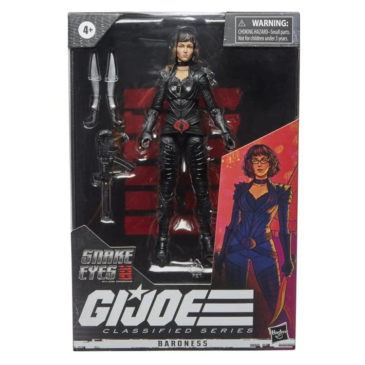 G.I. Joe Classified Series Baroness (Origins) Action Figure - Collectible Military Toy for Display & Play | Perfect for Fans & Collectors