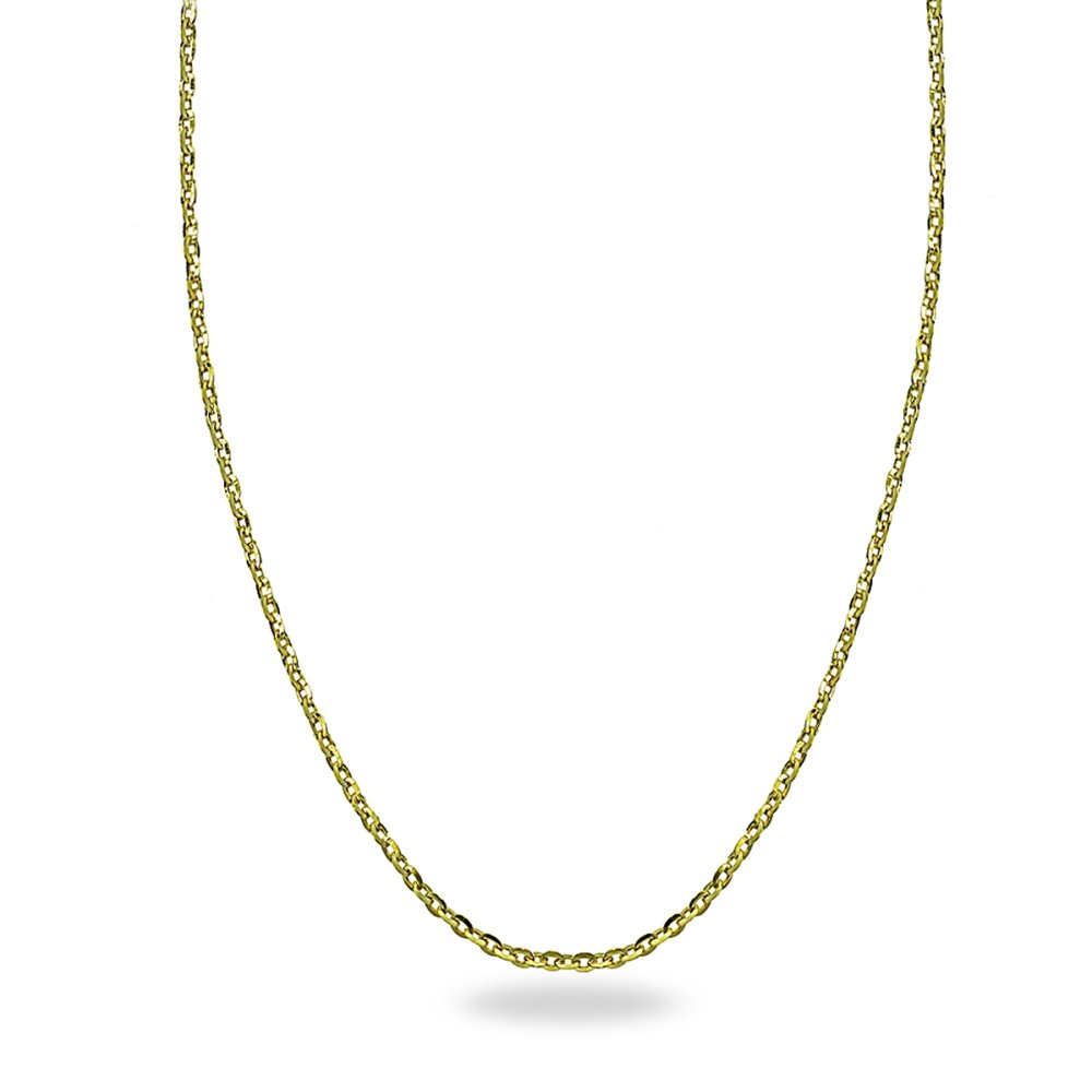 14K Gold Twist Link Italian Anklet Bracelet Necklace Set - Elegant Jewelry for Women, Perfect for Parties, Weddings & Everyday Wear