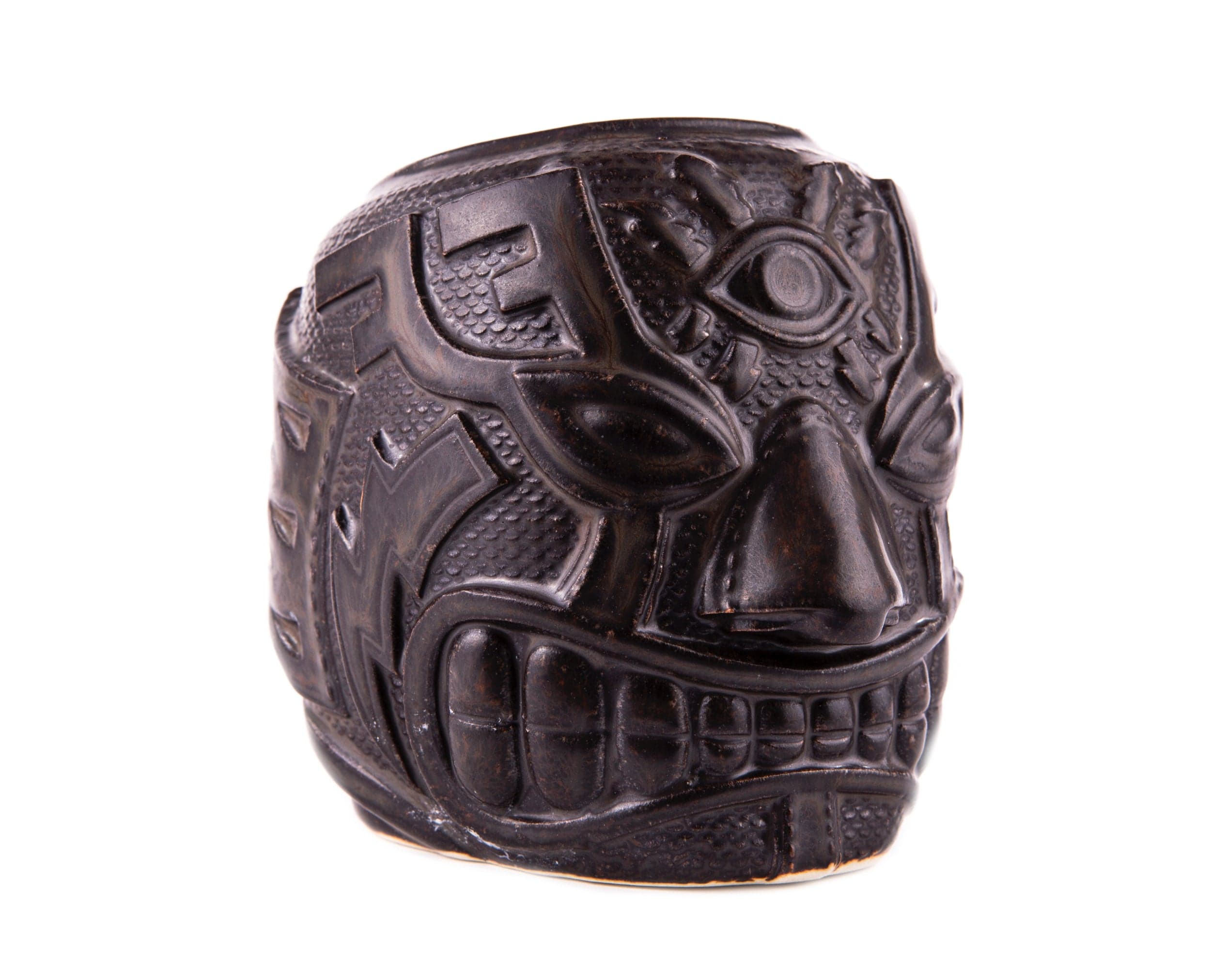 El Ojo Fantastico Tiki Mug - Reclusa Parda Variant | Handcrafted Ceramic Tiki Cup for Tropical Cocktails, Home Bar Decor & Themed Parties