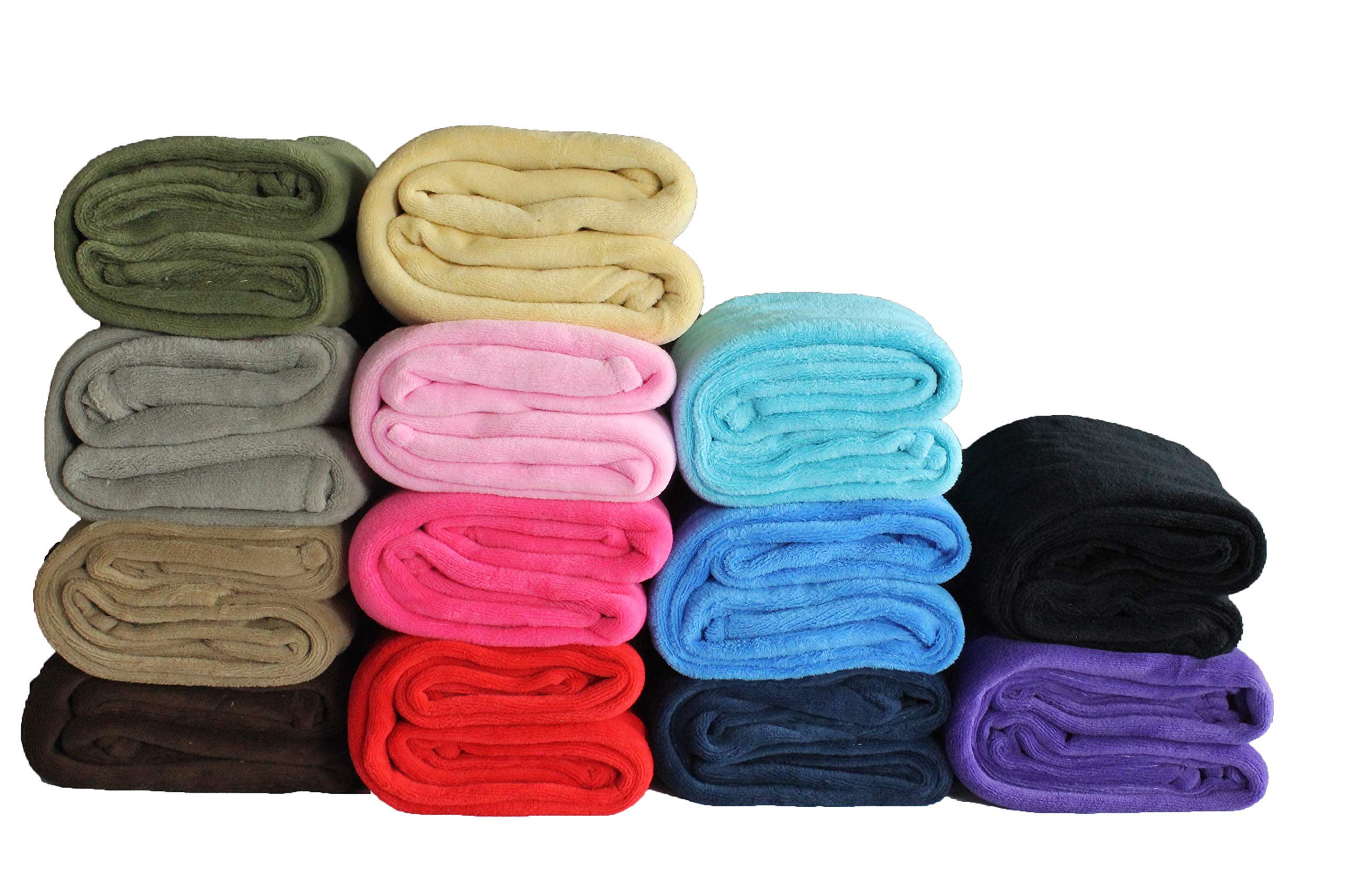 Soft Plush Fleece Throw Blanket 50
