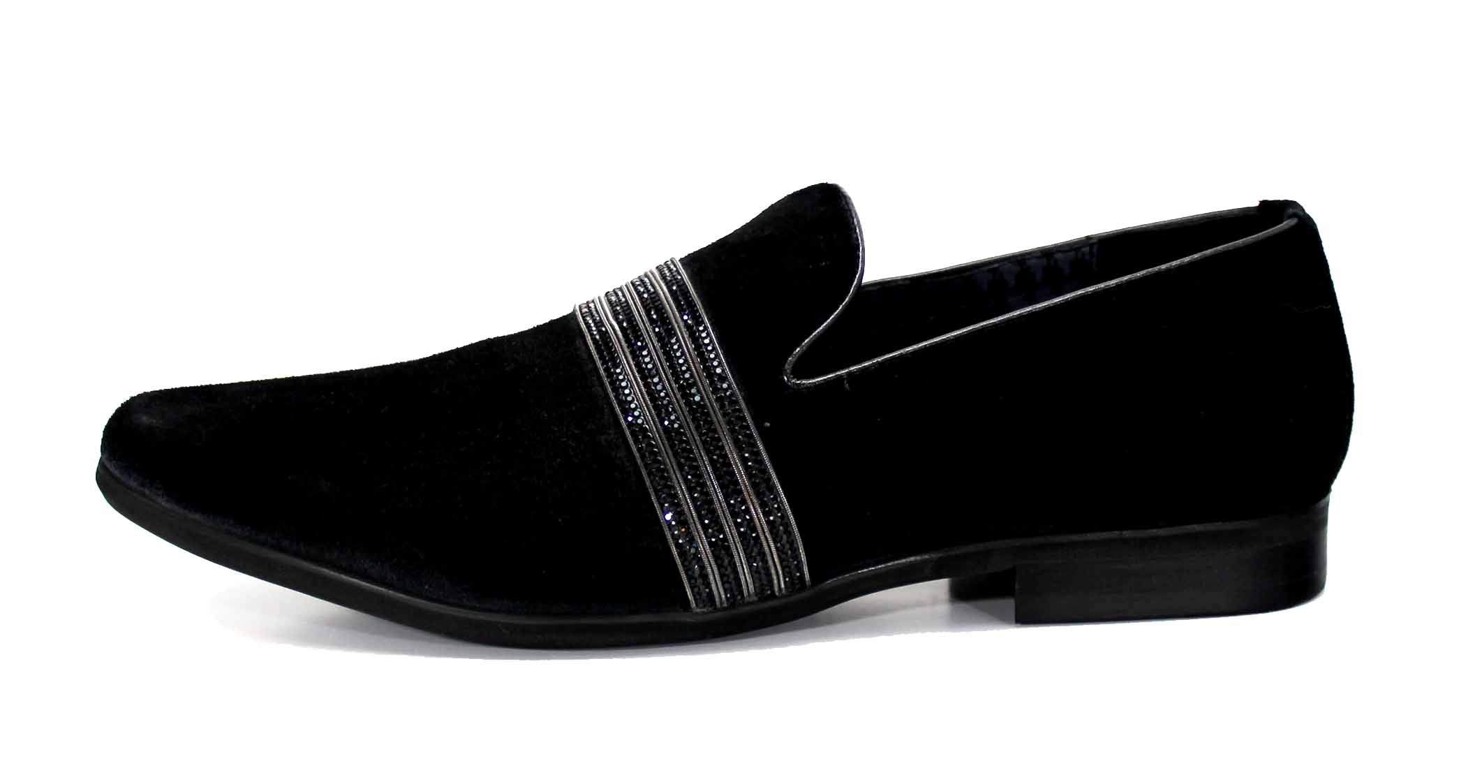 Karl Lagerfeld Paris Men's Loafers - Classic Black Leather Slip-On Shoes for Business & Casual Wear | Comfortable & Stylish Dress Shoes for Office, Travel & Special Occasions