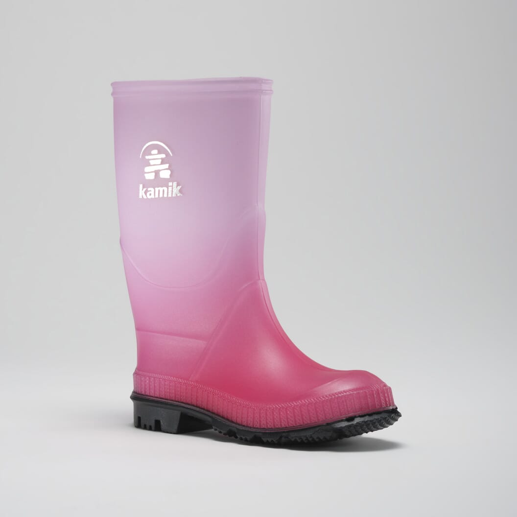 Stomp Print Kids' Rain Boots - Waterproof Children's Rubber Boots for Outdoor Play, Puddles & Gardening | Fun & Comfortable Toddler Rain Shoes