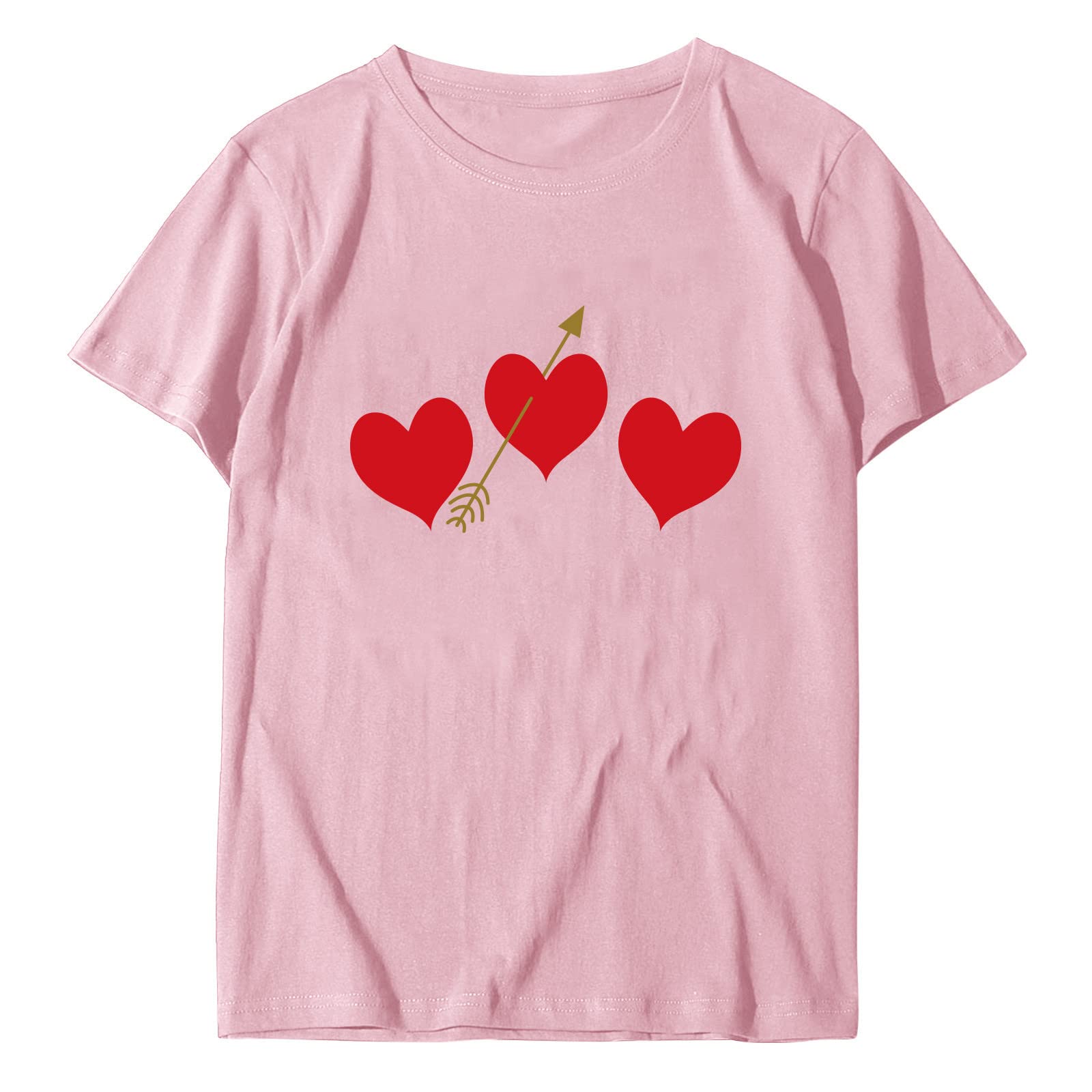 Women's Casual Short Sleeve Pullover Sweatshirt - Soft Printed Blouse Tops for Everyday Wear | Perfect for Work, Weekend Outings & Relaxing