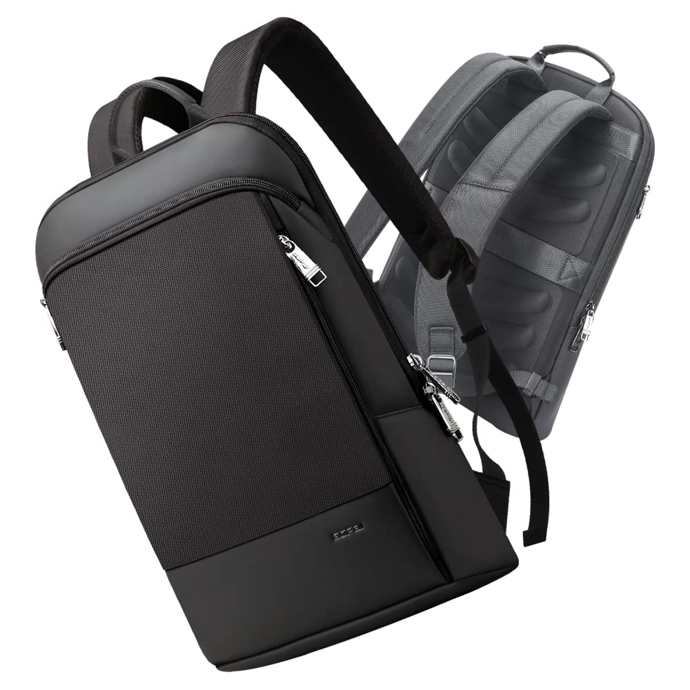 BOPAI 17 Inch Ultra Slim Anti-Theft Laptop Backpack for Men & Women - Waterproof College Backpack, Business Travel Backpack, Casual Daypack for Work, School, Commuting & Outdoor Adventures