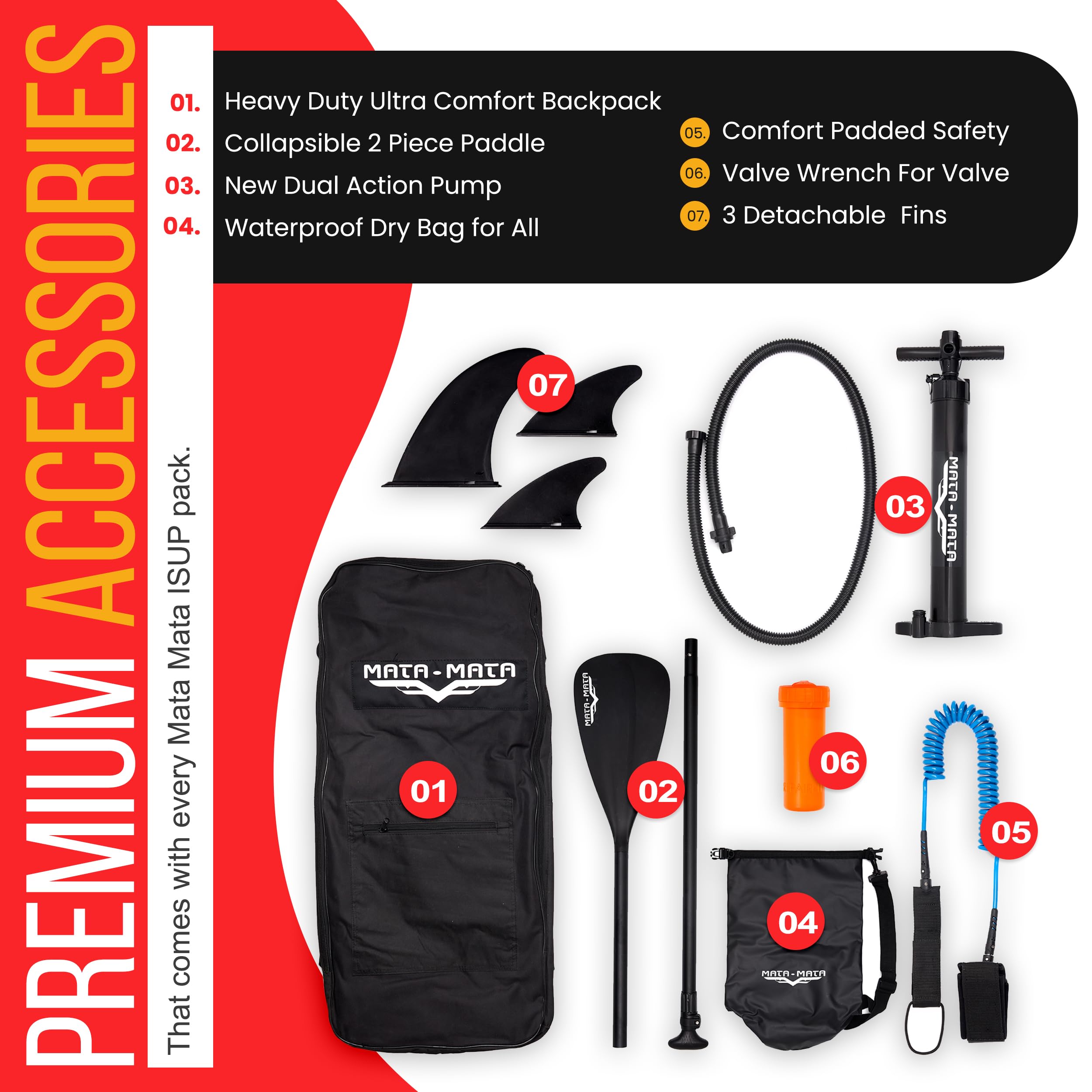 Premium 10' Stand Up Paddle Board (SUP) with Complete Accessories Kit - Non-Slip Deck, Waterproof Bag, Leash, Adjustable Paddle & Hand Pump - Perfect for Yoga, Fishing & Ocean Recreation