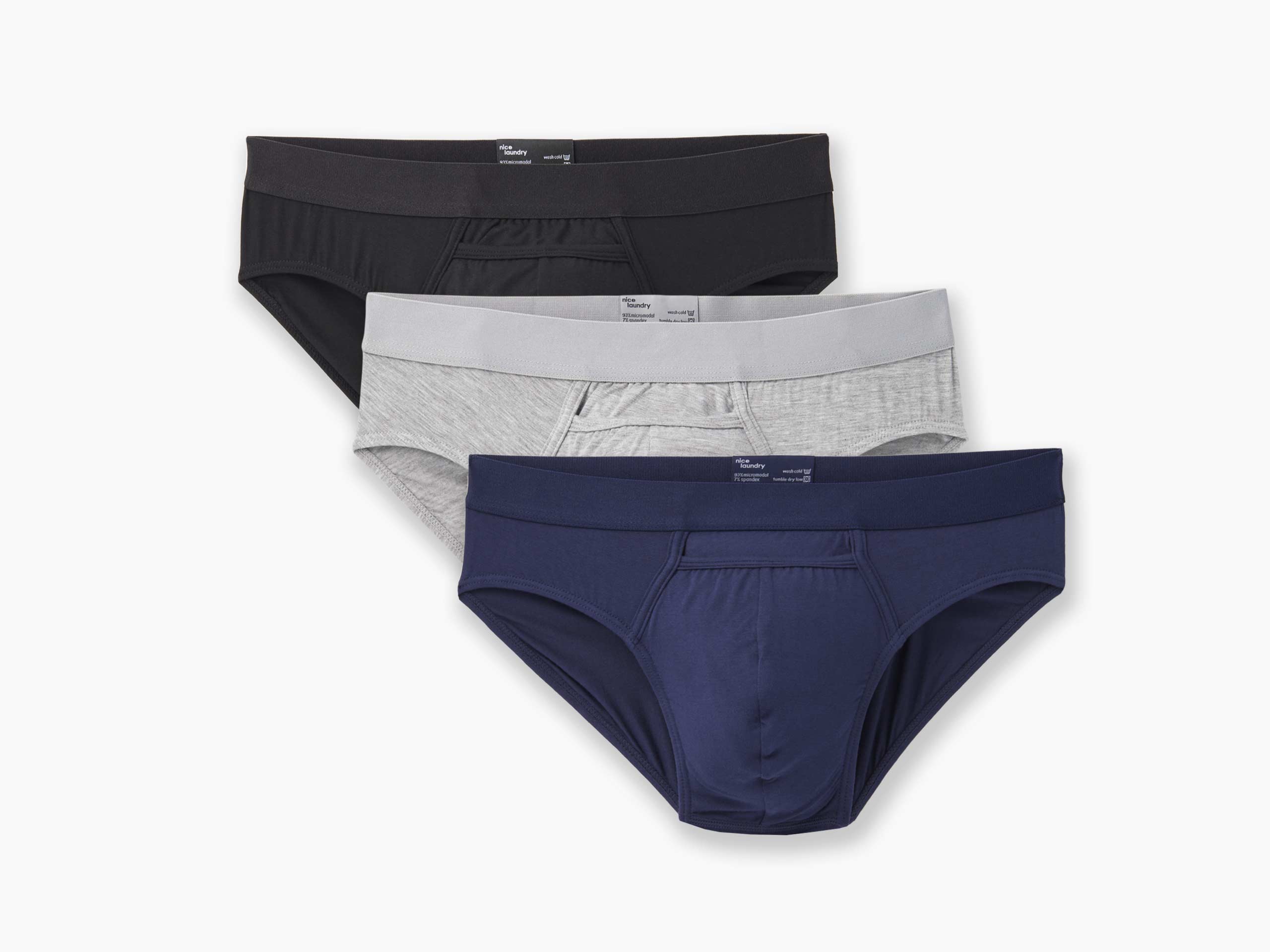 Men's Cotton Briefs 3-Pack - Soft Comfort Underwear for Daily Wear, Workout & Sleep | Breathable & Stretchable