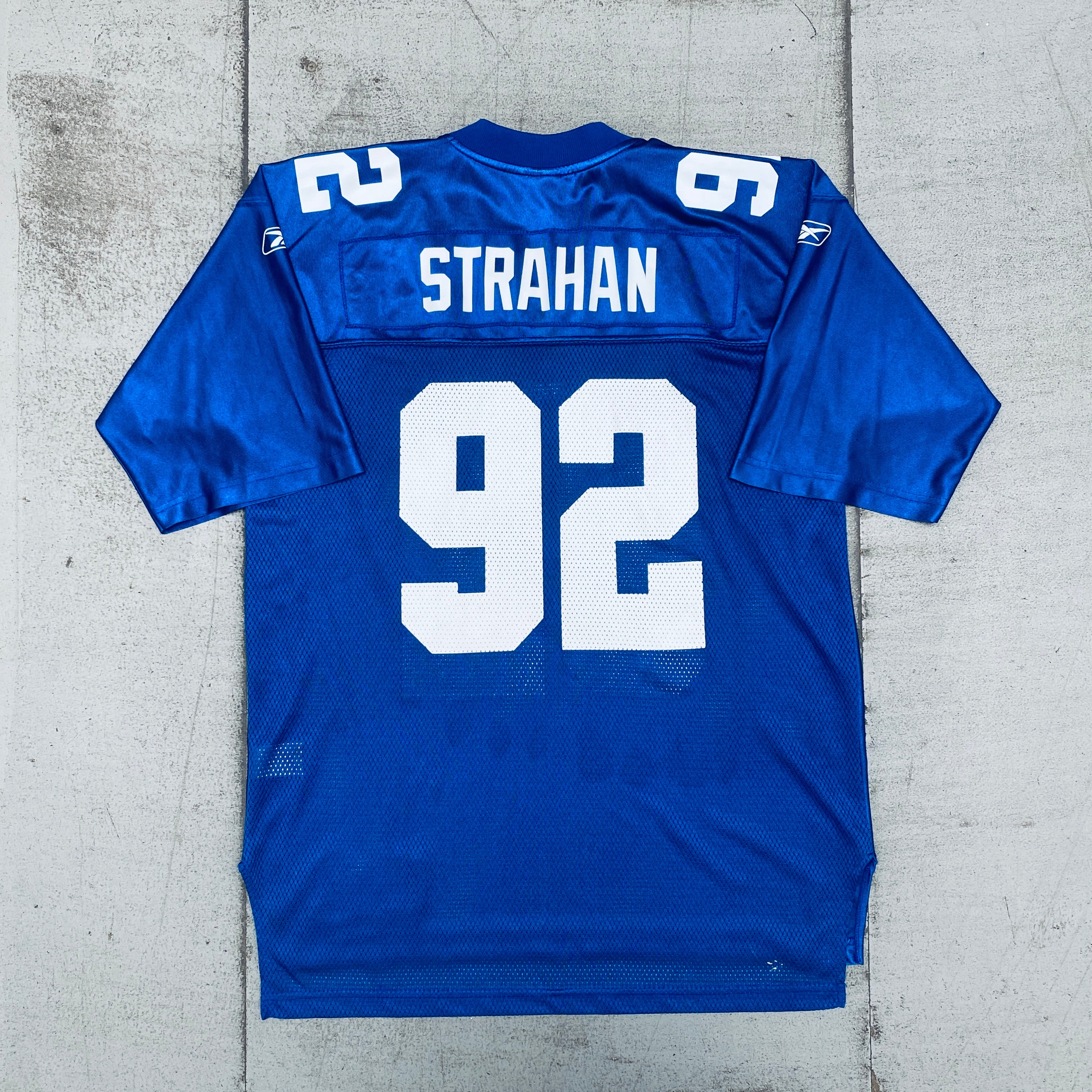 Authentic New York Giants Michael Strahan 2003/04 Replica Jersey (Large) - Perfect for NFL Games, Fan Events & Sports Memorabilia Collection