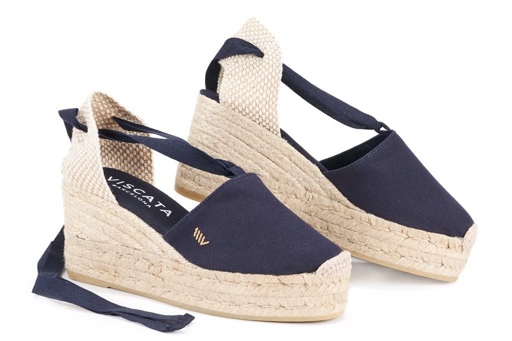 VISCATA Bisbe Handmade Women's Wedge Sandals - 3.5