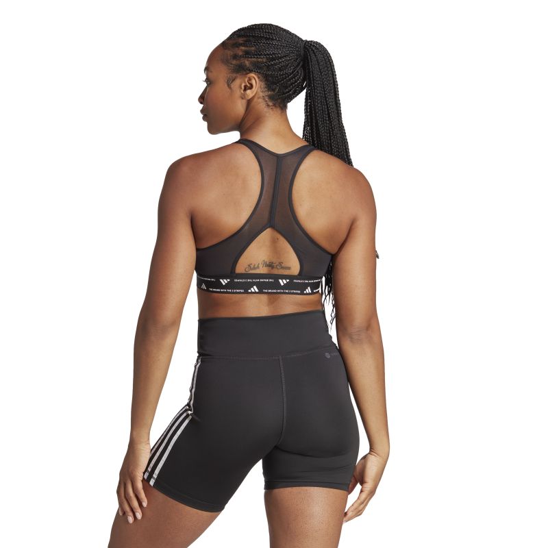 Adidas Powerreact Sports Bra for Women - High Support Running & Workout Top - Breathable & Comfortable for Gym, Yoga & Active Lifestyle