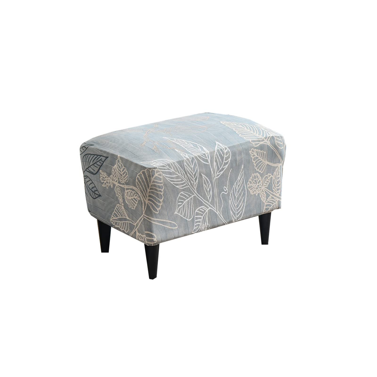Eco-Friendly Stretch Ottoman Cover - Rectangular Storage Ottoman Slipcover with Non-Slip Elastic Bottom - Perfect for Living Room, Bedroom & Nursery (Large Size, 1-Pack)