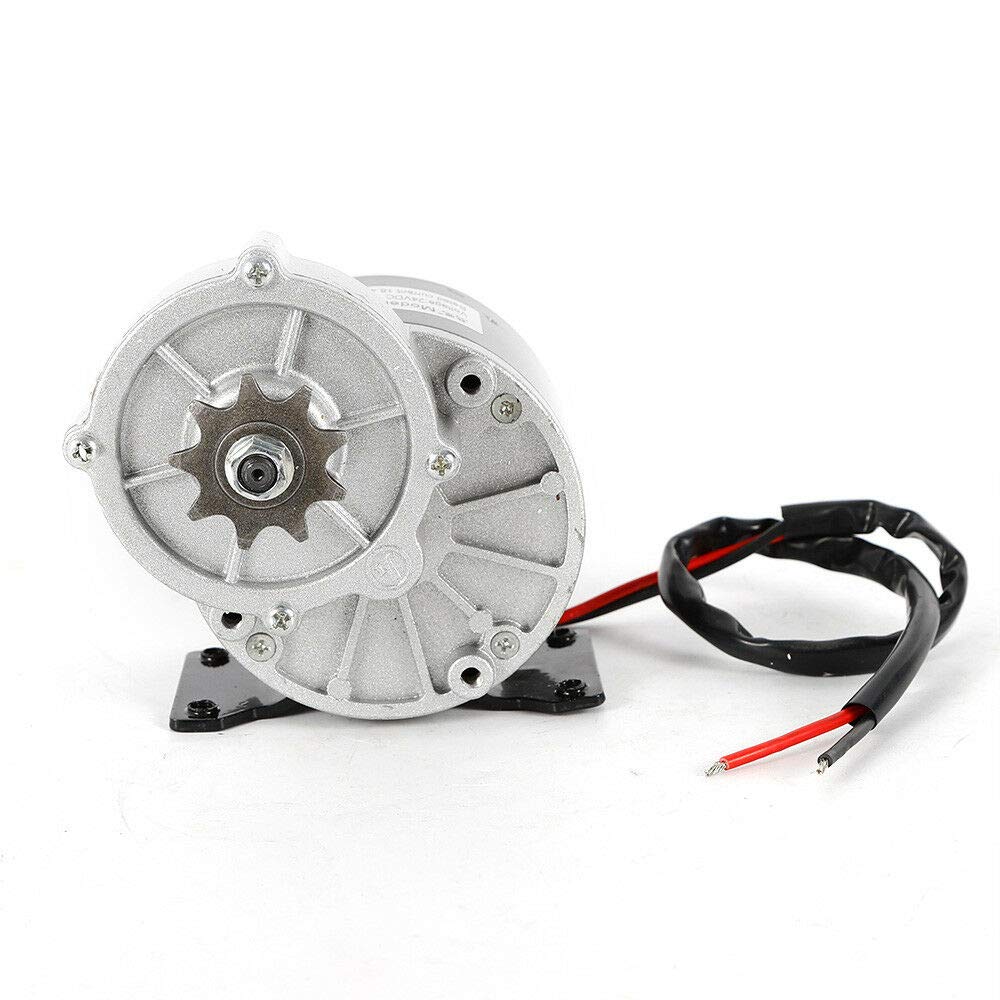 24V 350W MY1016Z Brushed DC Electric Bicycle Motor with 9 Tooth Sprocket - Perfect for E-Bikes, ATVs, and DIY Electric Vehicle Projects - Upgrade Your Ride for Commuting, Off-Road Adventures & More