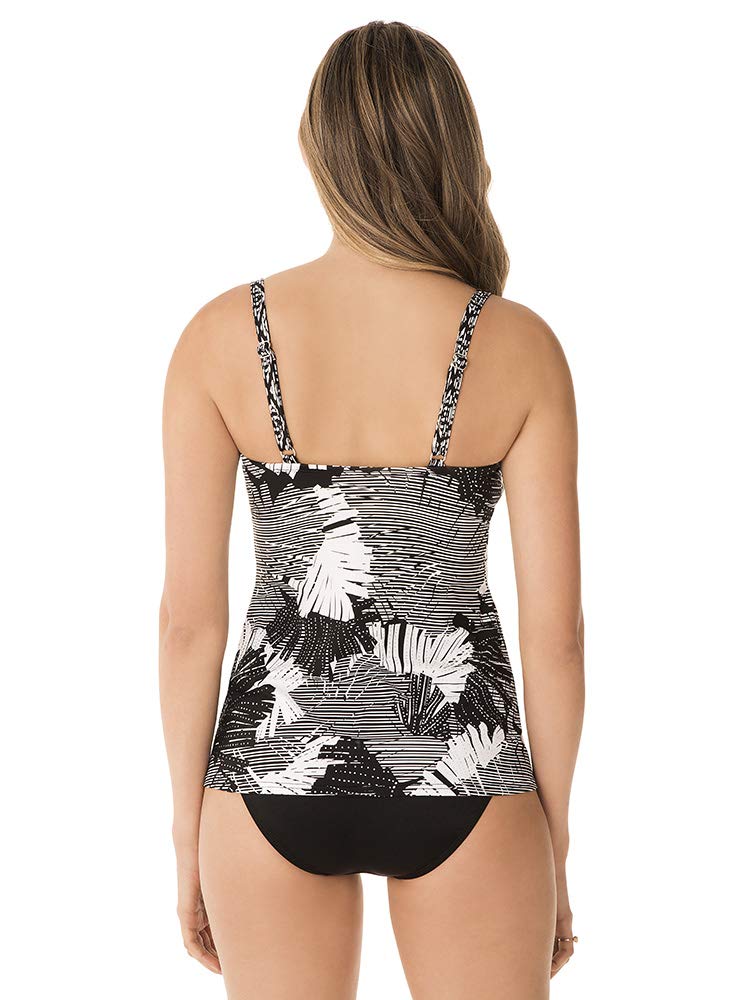 Miraclesuit Women's Love Knot Sweetheart Neckline Underwire Bra Tankini Top - Sexy Swimwear for Women, Supportive Bathing Suit for Beach, Pool & Vacation
