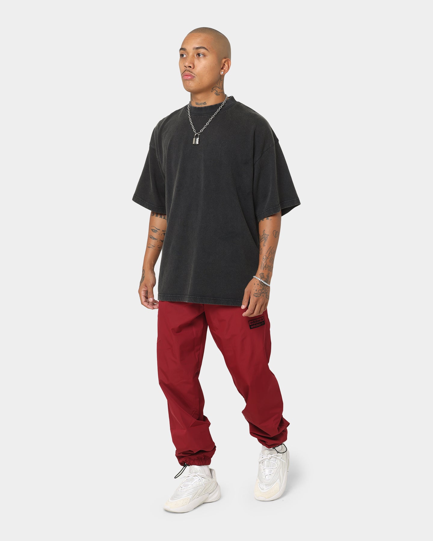 Adidas R.Y.V. Track Pants - Burgundy Athletic Joggers for Men & Women | Comfortable Running, Gym & Casual Wear