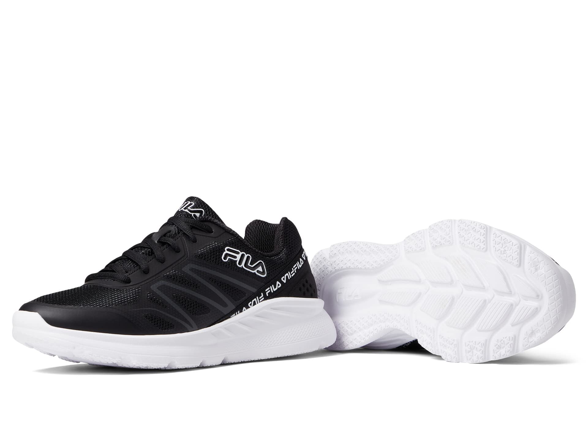 FILA Men's Memory Cryptostride Performance Running Shoes - Lightweight Athletic Sneakers for Gym Workouts, Jogging & Daily Wear