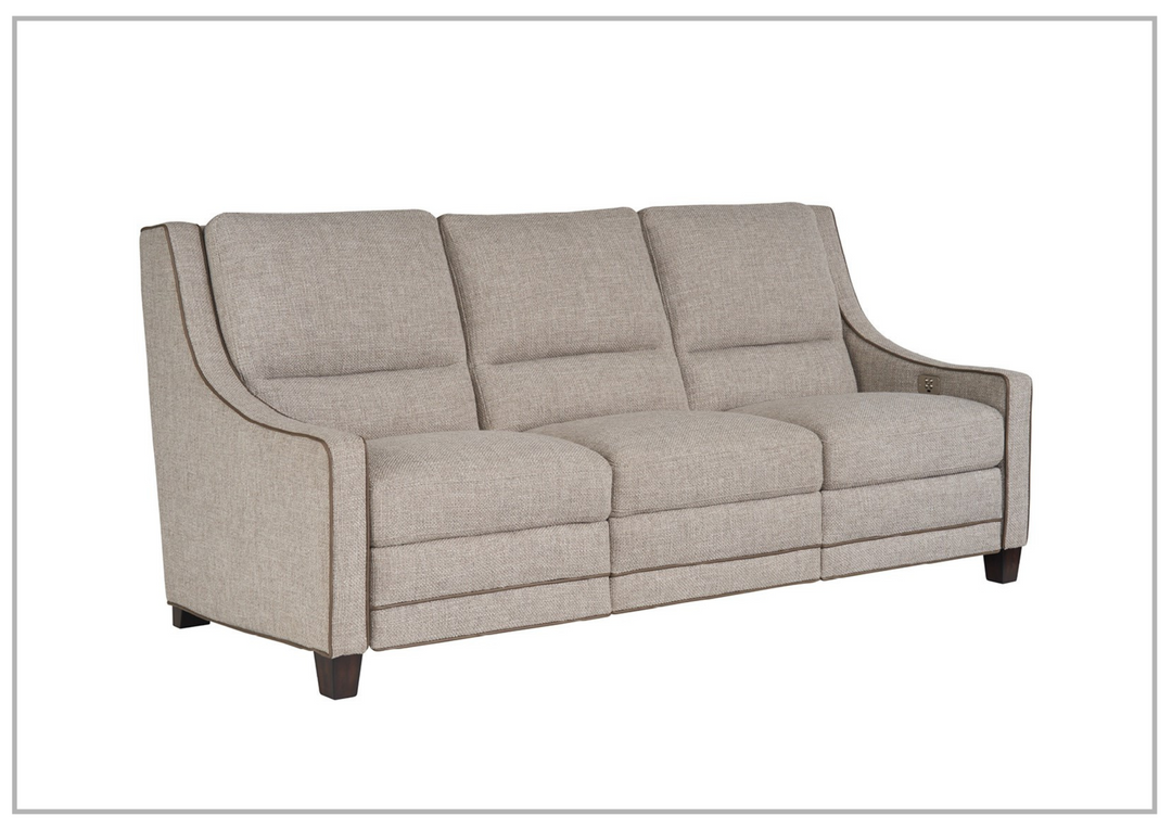 Kelce 3-Seater Power Reclining Sofa - Universal Furniture in Gray & Beige | Living Room Comfort for Movie Nights & Family Gatherings