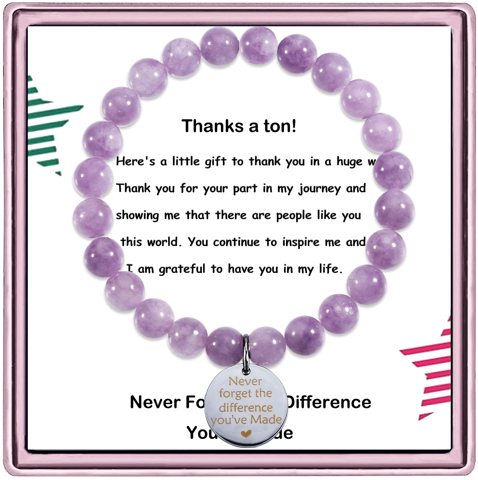 Lucky Elephant Bracelet - Farewell Gift for Women, Coworker, Teacher - Perfect for Appreciation & Goodbye Gifts