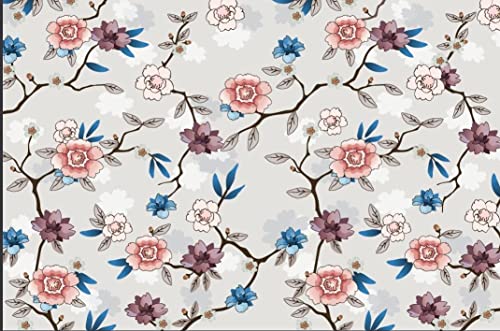 Flower Leaf White / Pink / Blue
