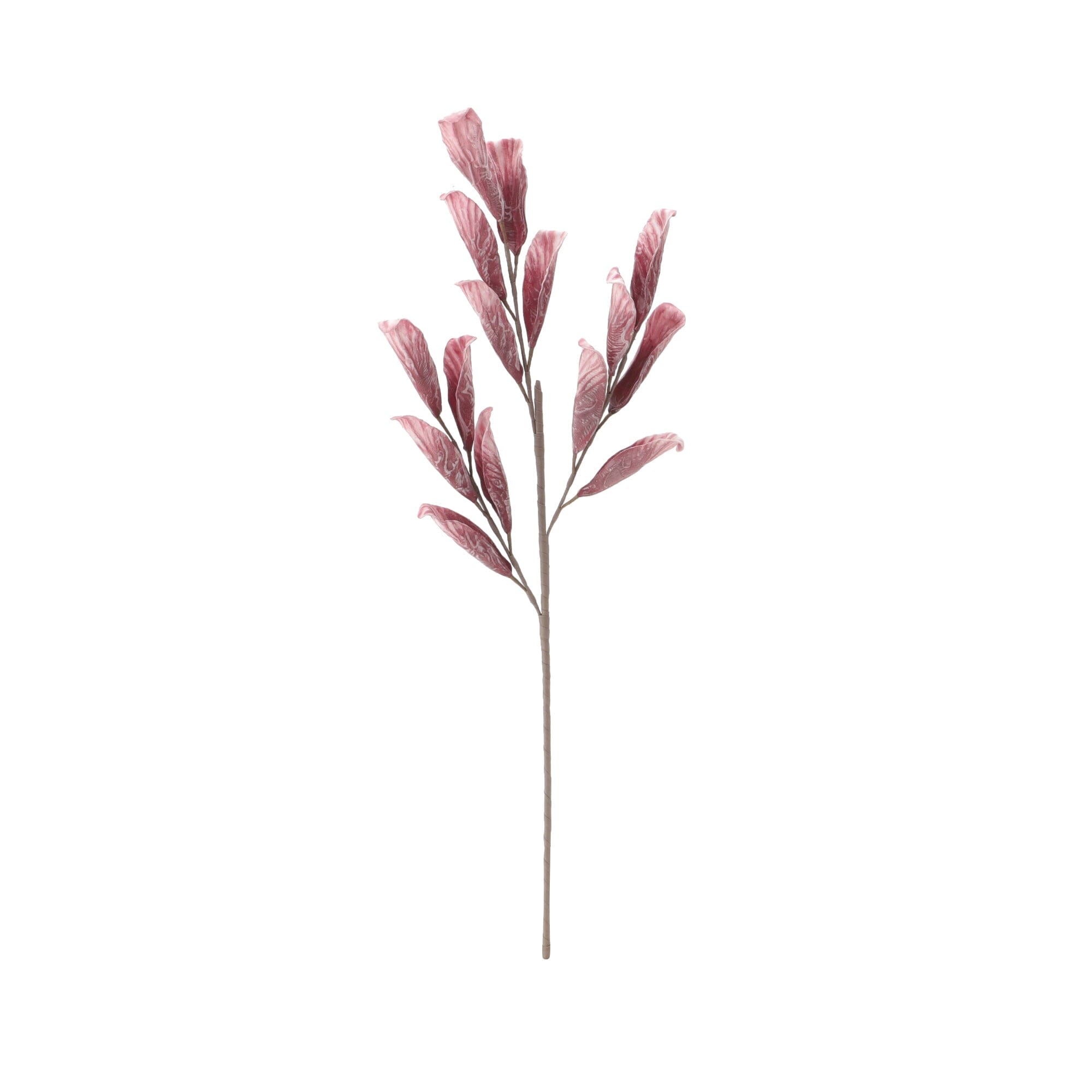 Artplants Artificial Pink Leaves - Realistic Faux Greenery for Home Decor, Wedding Centerpieces, and DIY Floral Arrangements
