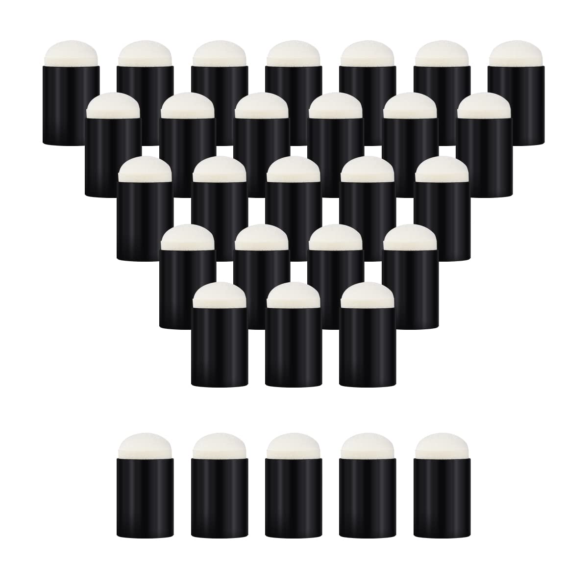 30 Pcs Finger Sponge Daubers Set for Card Making, Painting, Stamping & Ink Projects - DIY Craft Sponges for Kids & Adults, Perfect for Scrapbooking, Acrylic Painting & Mixed Media Art