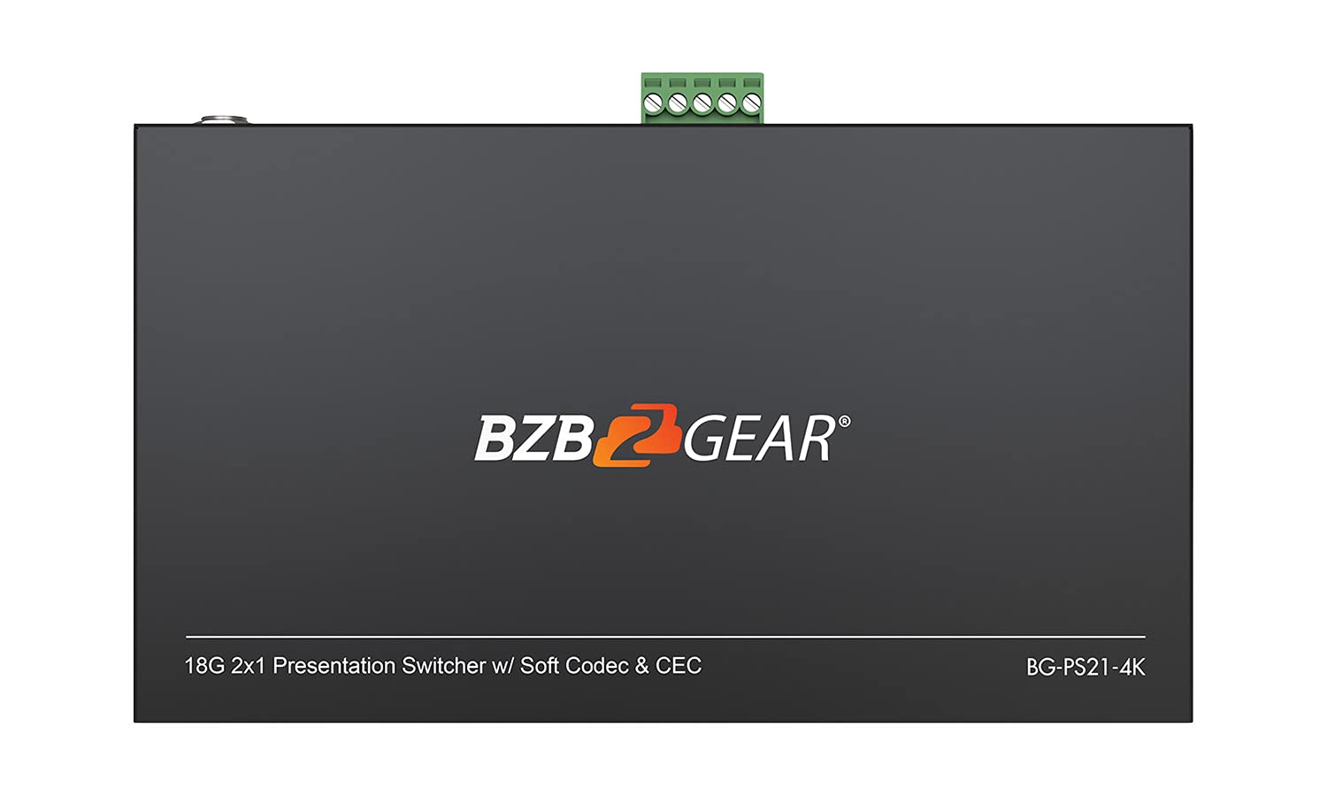 BZBGEAR 2-Port 4K UHD KVM Switch with HDMI, USB-C & USB 3.0 - BG-PS21-4K | Perfect for Home Office, Gaming & Multi-Device Presentations