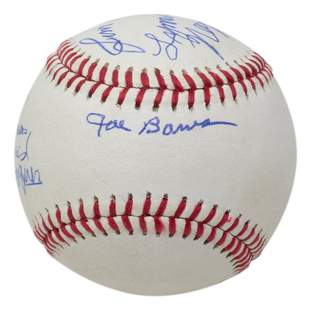 Authentic Negro League Legends Multi-Signed Baseball with 7 Signatures - BAS AA13299 - Perfect for Sports Memorabilia Collectors & Baseball Fans
