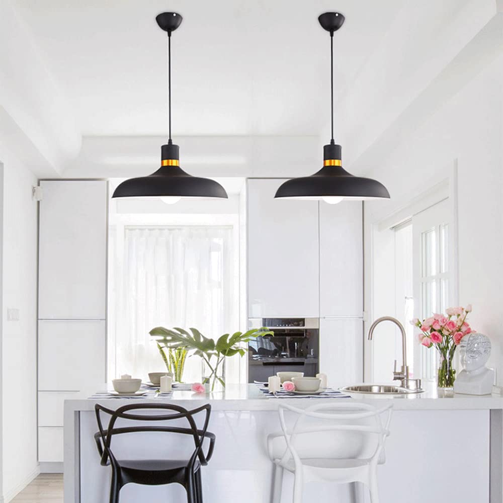 Nordic Industrial Style Pendant Lamp - Creative Metal Hanging Light with E27 Socket for Living Room & Bedroom | Modern Ceiling Lighting Fixture for Home Decor, Dining Area, and Office Spaces