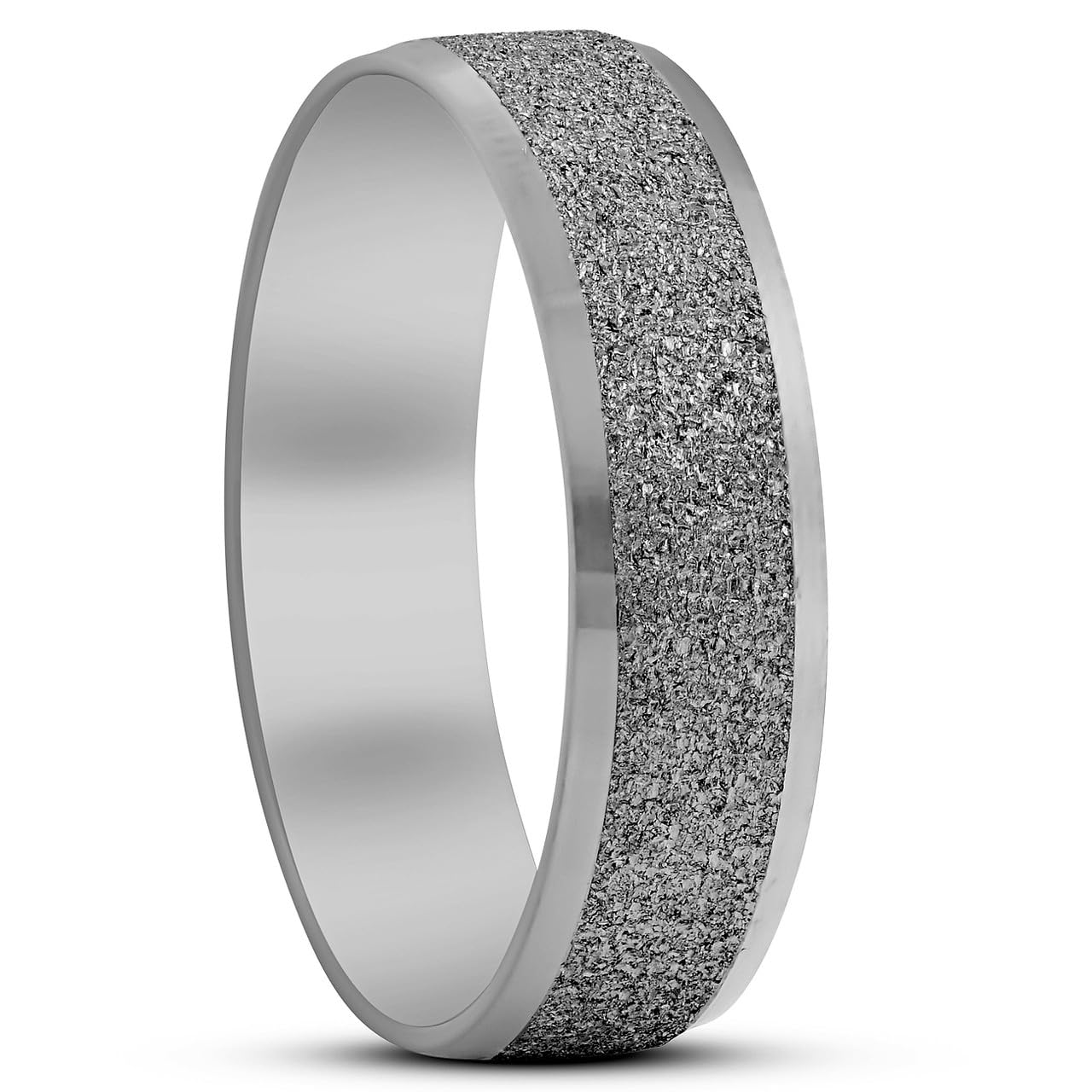 10K Black Gold Textured Men's Wedding Band Ring - Perfect for Engagement, Anniversary & Special Occasion Gifts
