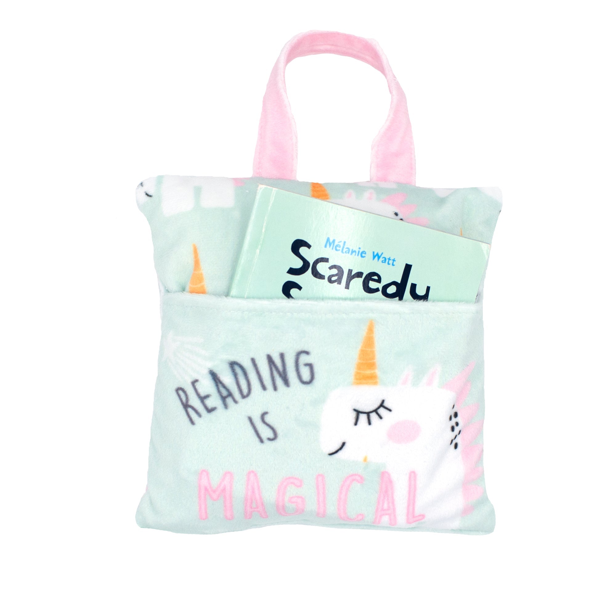Cut & Sew Fabric Panel Reading Pillow - Handmade Construction for Comfortable Reading in Bed or Living Room