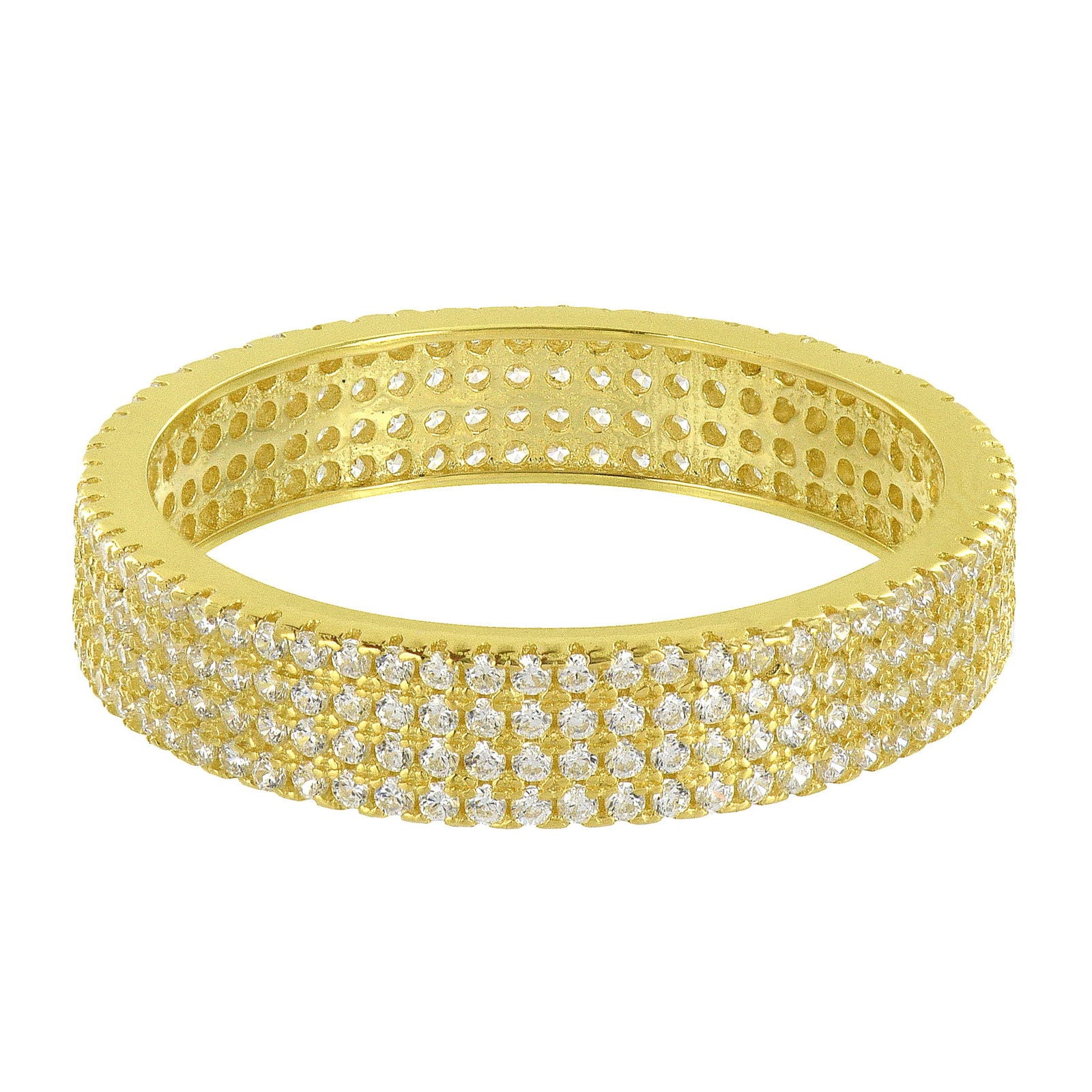 **Men's Wedding Band - Yellow Silver Finish Engagement Ring with Lab-Grown Diamond - Perfect for Proposals, Anniversaries & Special Occasions**