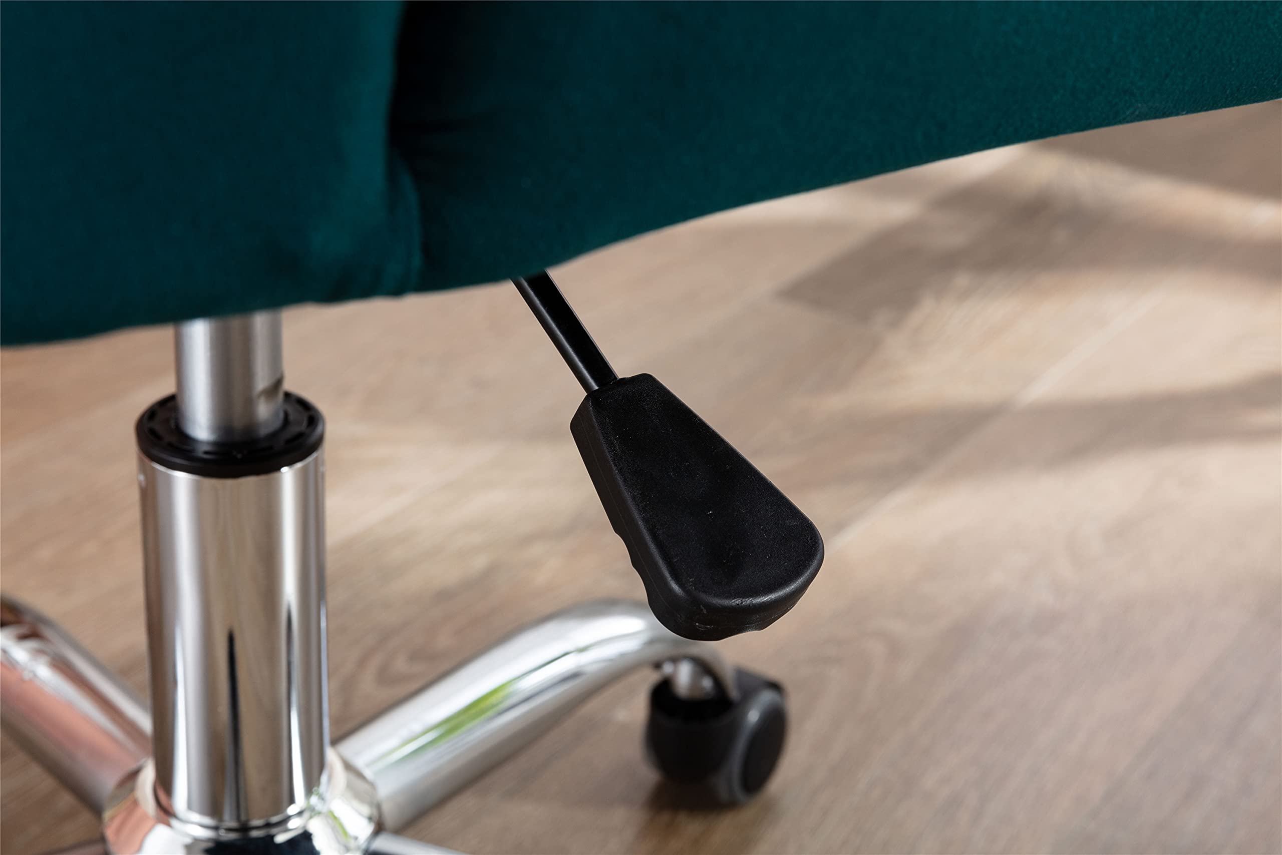 Ergonomic Office Chair with Lumbar Support & Armrests - 360° Swivel Rolling Computer Desk Chair for Home & Work - Breathable Fabric Task Chair (Teal) - Perfect for Long Work Hours, Gaming & Remote Work Setup