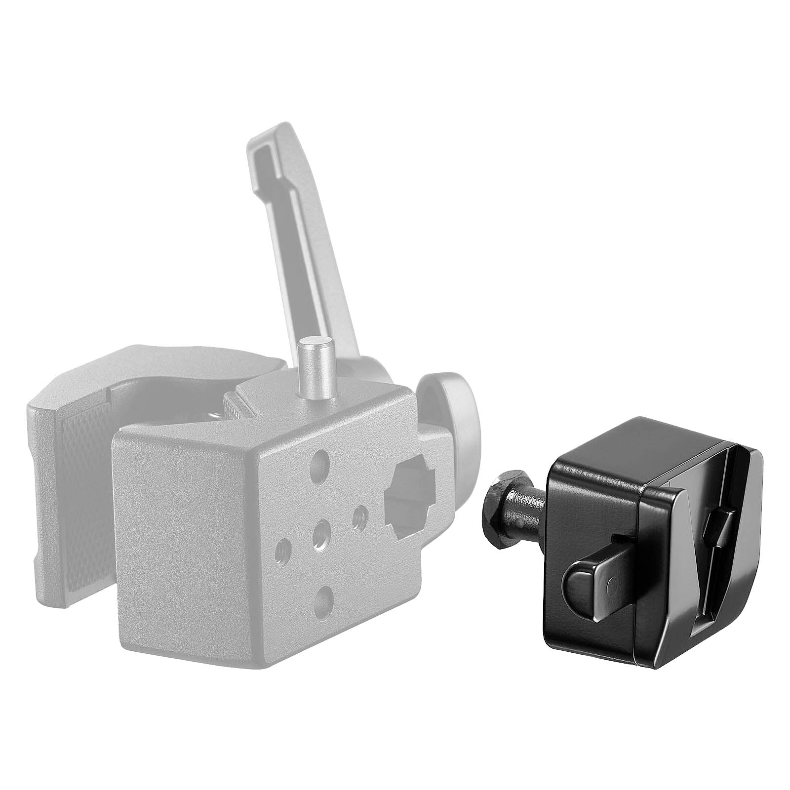 LSA 19 V Mount Battery Clamp with Hex Stud - Durable Power Supply for Camera & Lighting - Perfect for Film Production, Photography & Studio Equipment