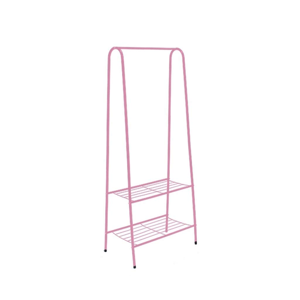 Pink Metal Coat Rack for Girls Bedroom - Heavy Duty Wall Mounted Clothes Hanger with Shelves, Perfect for Kids Room, Children's Clothing Store & Outdoor Use (Color: Pink, Size: 1506036) - Ideal for Organizing Jackets, Hats, Bags & Accessories in Bedrooms, Closets or Entryways