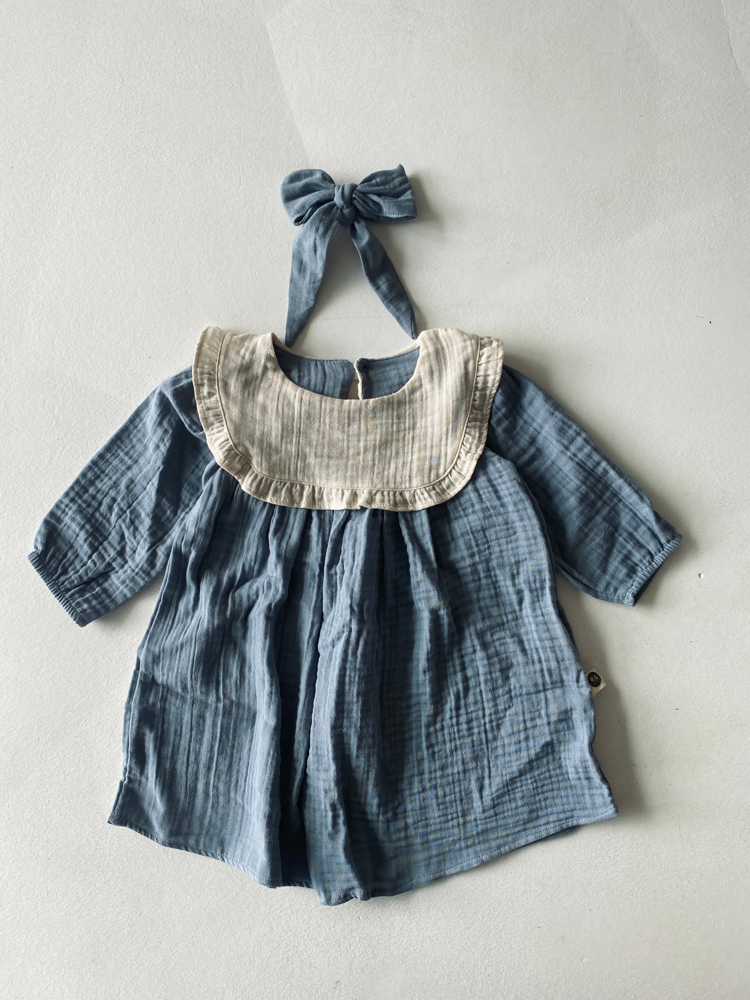 Soft and Breathable Muslin Baby Dress - Comfortable & Stylish for Newborns, Infants - Perfect for Everyday Wear, Playtime, and Special Occasions