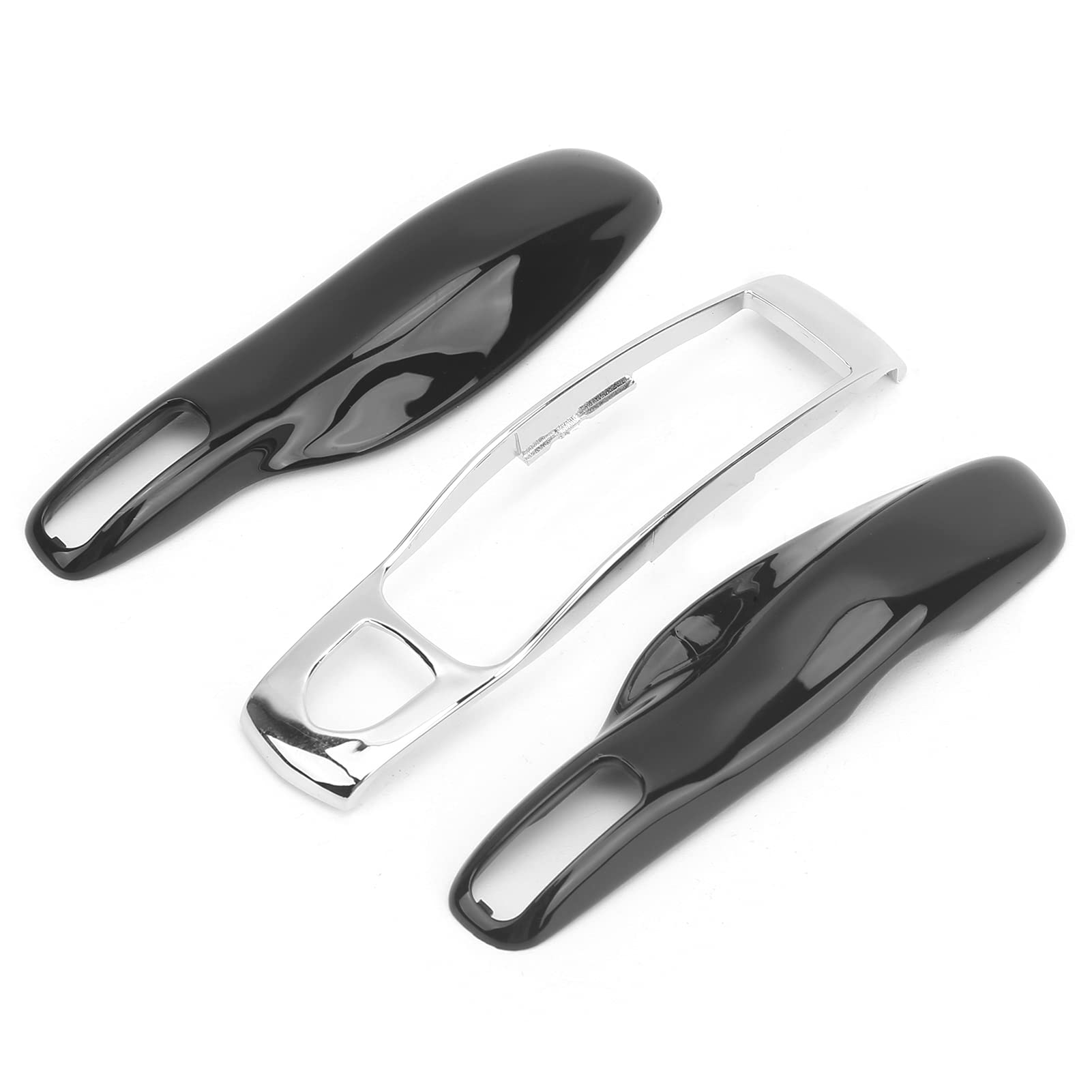 Fydun Car Key Fob Cover Case - Protective Shell for Porsche 911 Remote Key (Baked Black & Silver) | Durable Key Protector for Daily Use, Travel & Car Enthusiasts