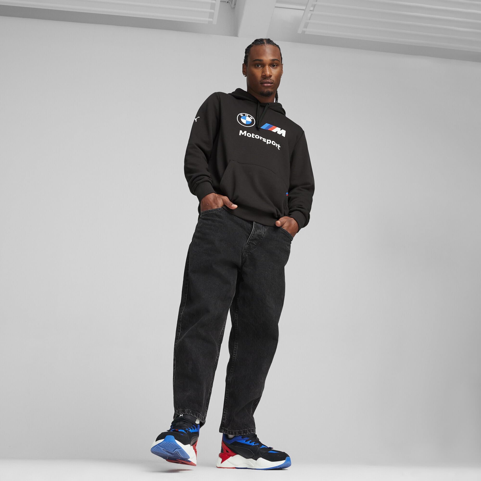 PUMA Men's BMW M Motorsport ESS Hoodie - Stylish & Comfortable Pullover for Casual Wear, Sports & Outdoor Activities