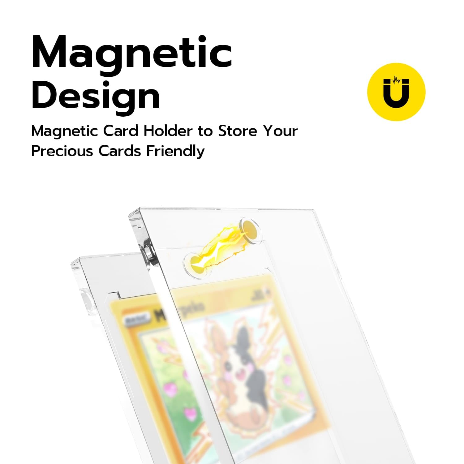 McBazel 10-Pack 35pt Magnetic Card Holders - Premium Trading Card Protectors for MTG, Sports & Basketball Cards | Durable Storage for Collectible Card Games & Display